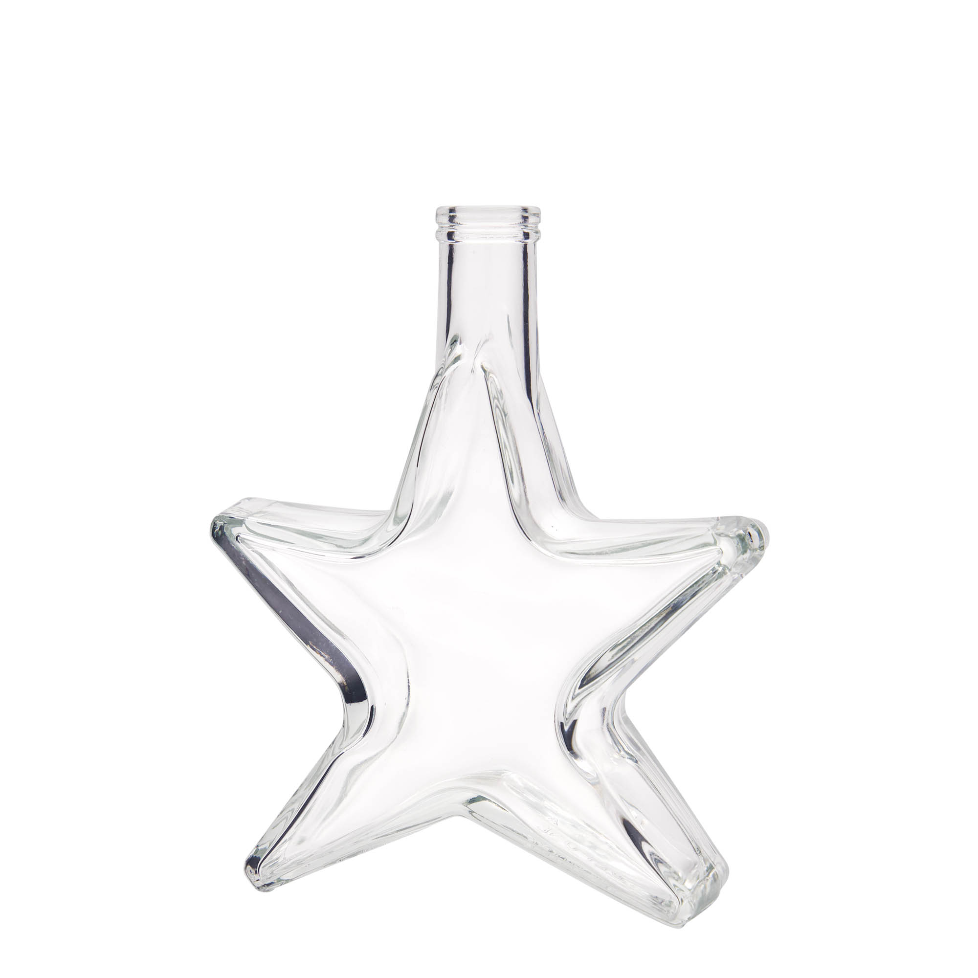 350 ml glassflaske 'Stjerne', åpning: kork