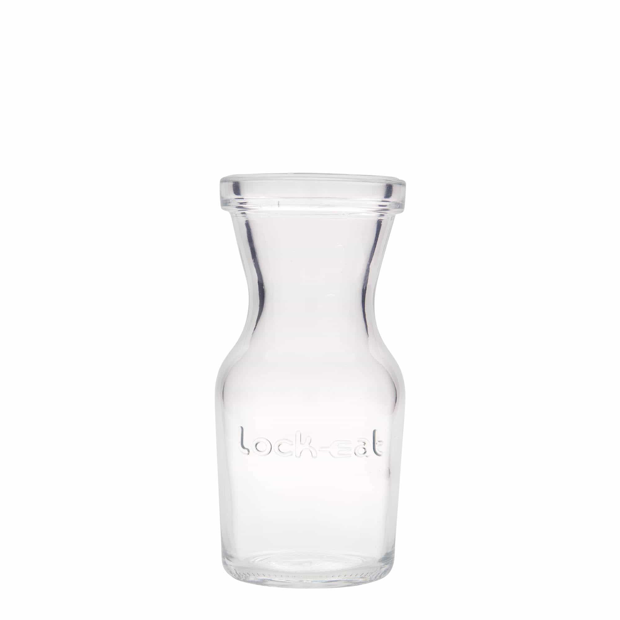 250 ml glasskaraffel "Lock-Eat", åpning: Bøylelokk