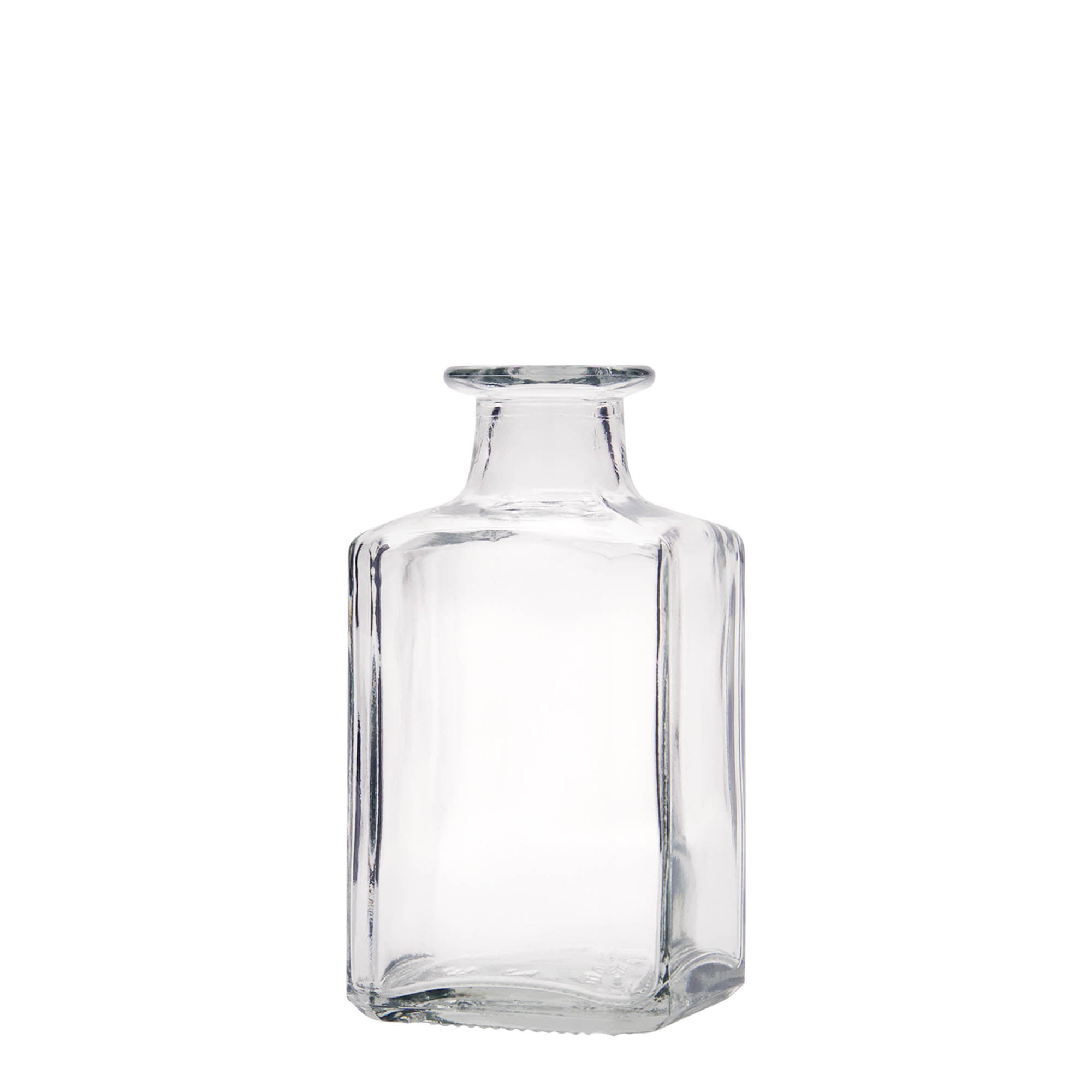 250 ml glassflaske 'Torben', firkantet, åpning: kork