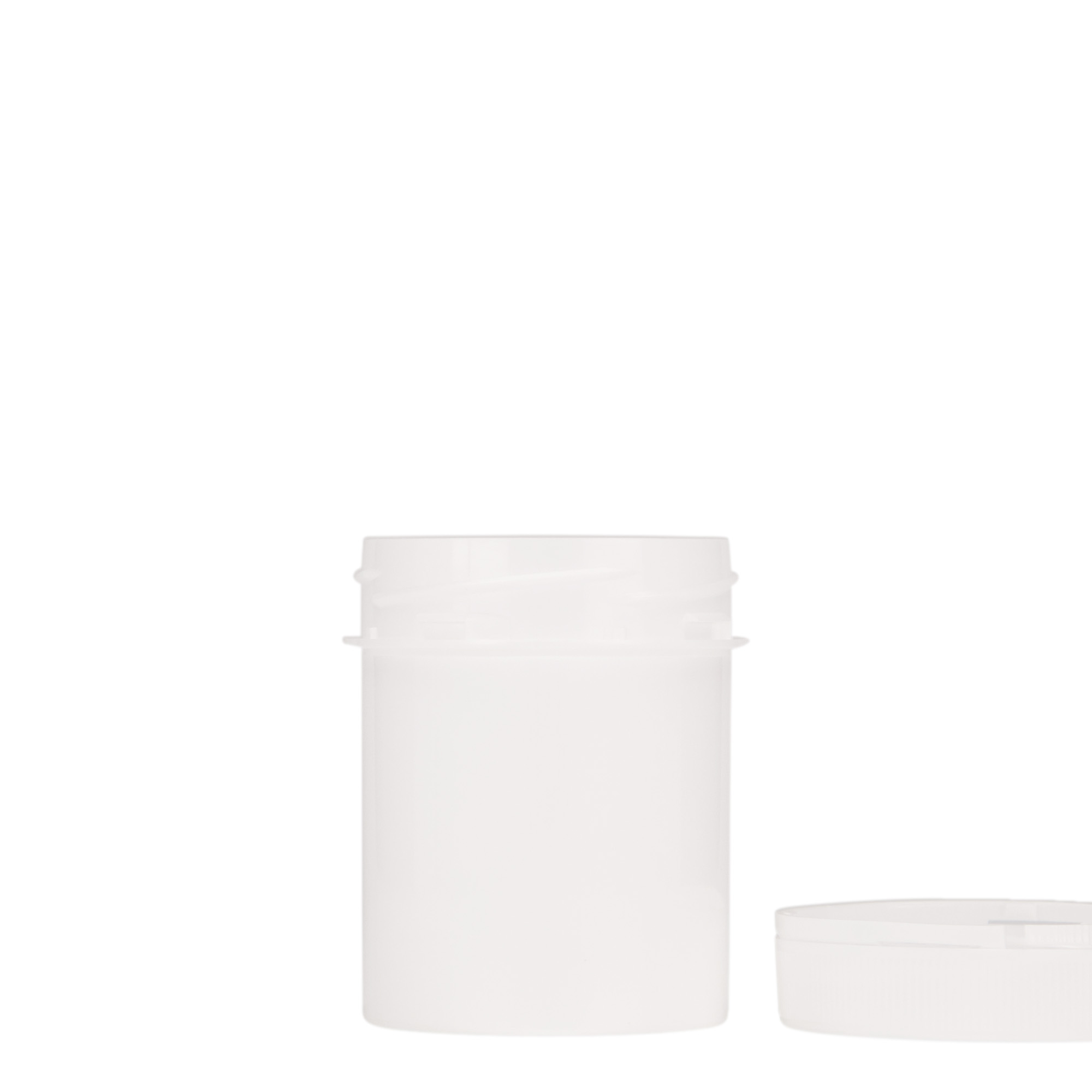 150 ml plastboks 'Securilock', PP, hvit, åpning: skrukork 150 ml plastboks 'Securilock', PP, hvit, åpning: skrukork