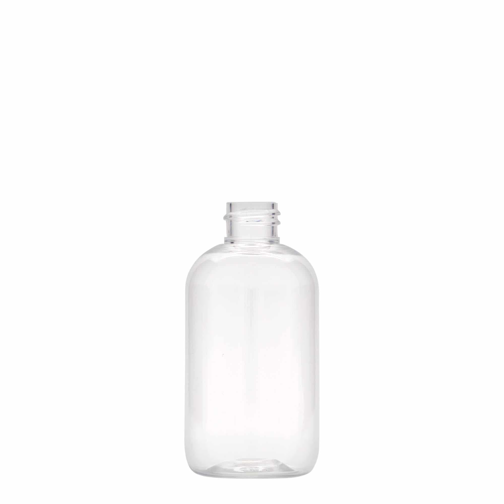 100 ml PET-flaske "Boston", plast, åpning: GPI 20/410 100 ml PET-flaske "Boston", plast, åpning: GPI 20/410