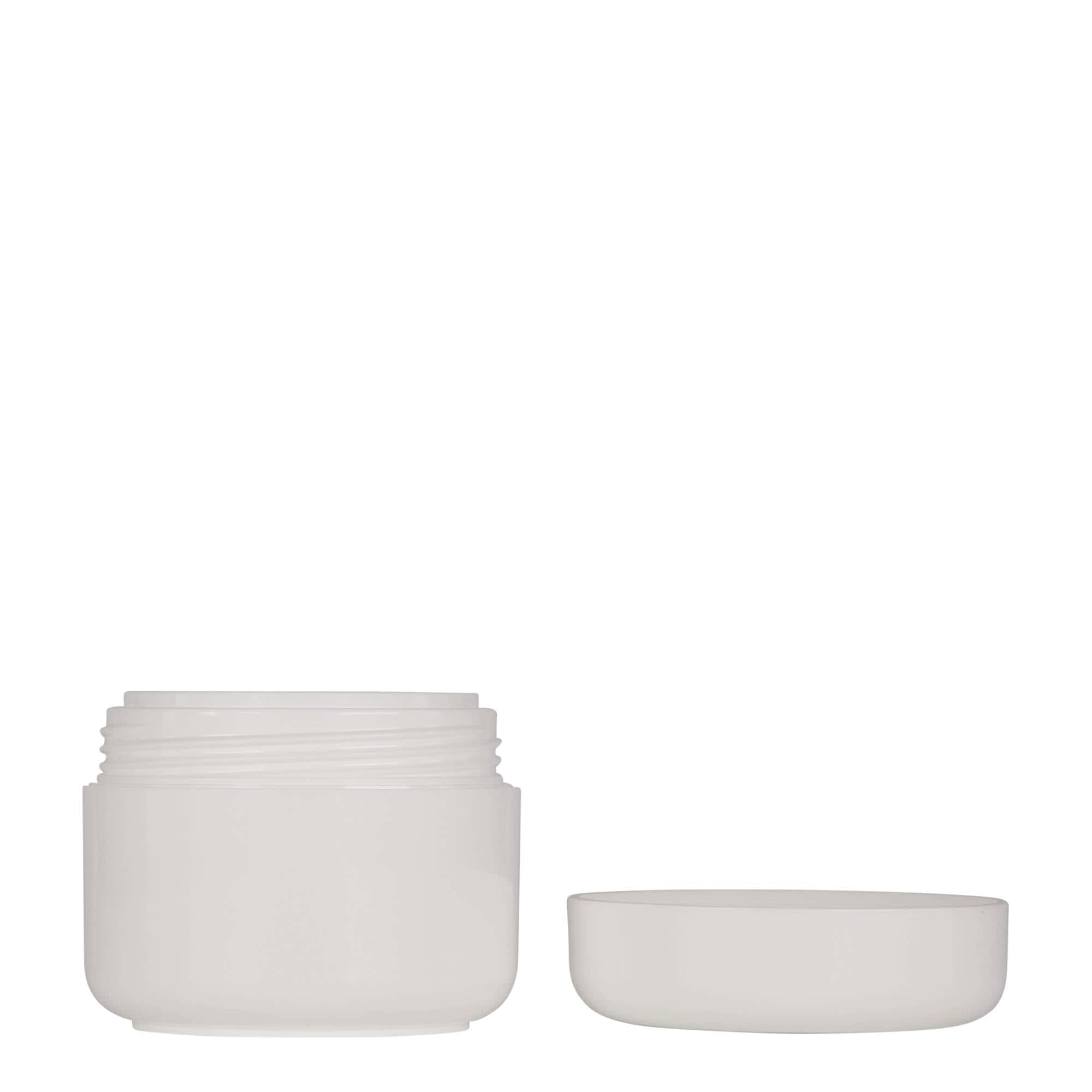 50 ml plastboks 'Bianca', PP, hvit, åpning: skrukork