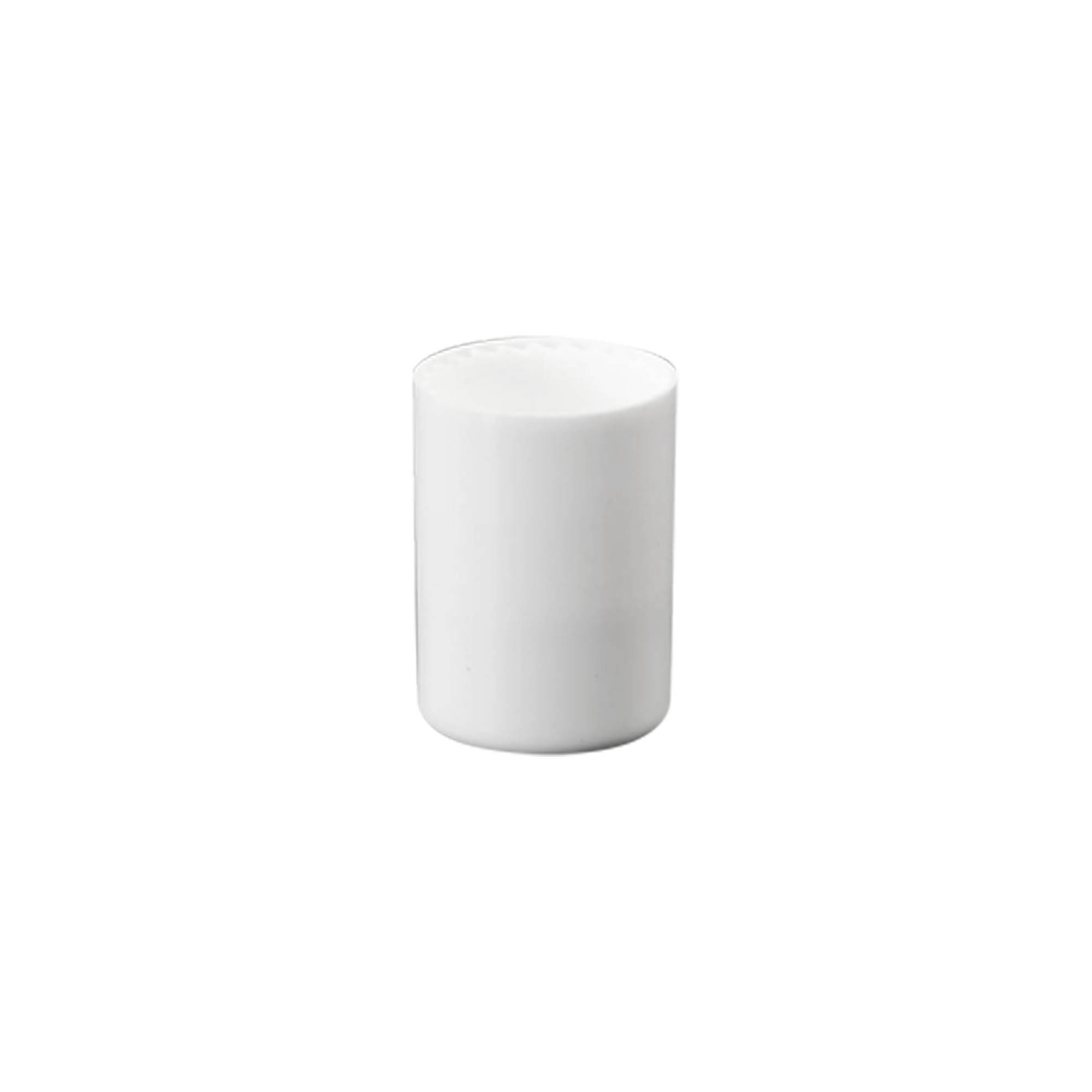 Hetter for 10 ml roll-on-flaske, PP-plast, hvit, for åpning: skrukork