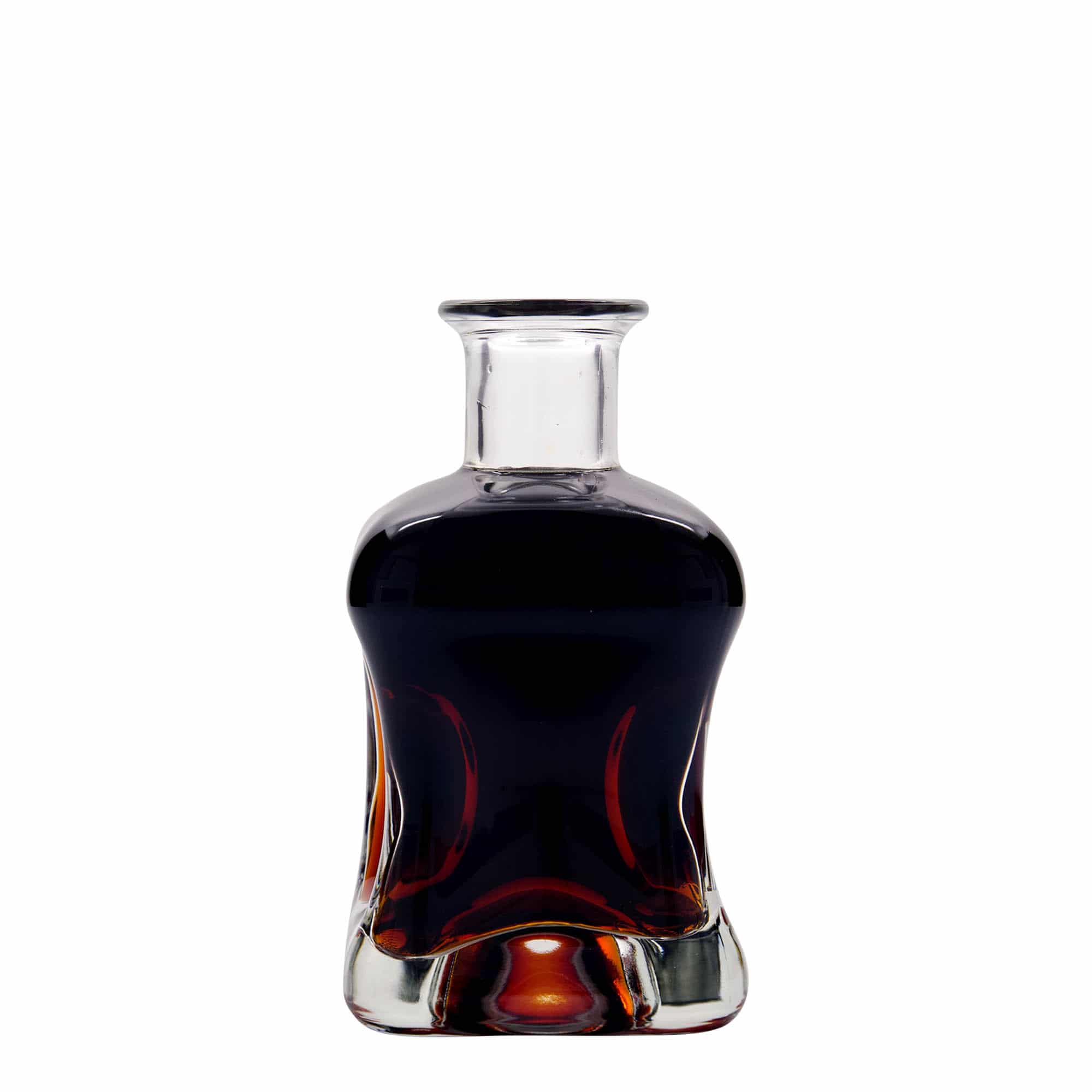 350 ml glassflaske "Dublin", kvadratisk, åpning: Kork