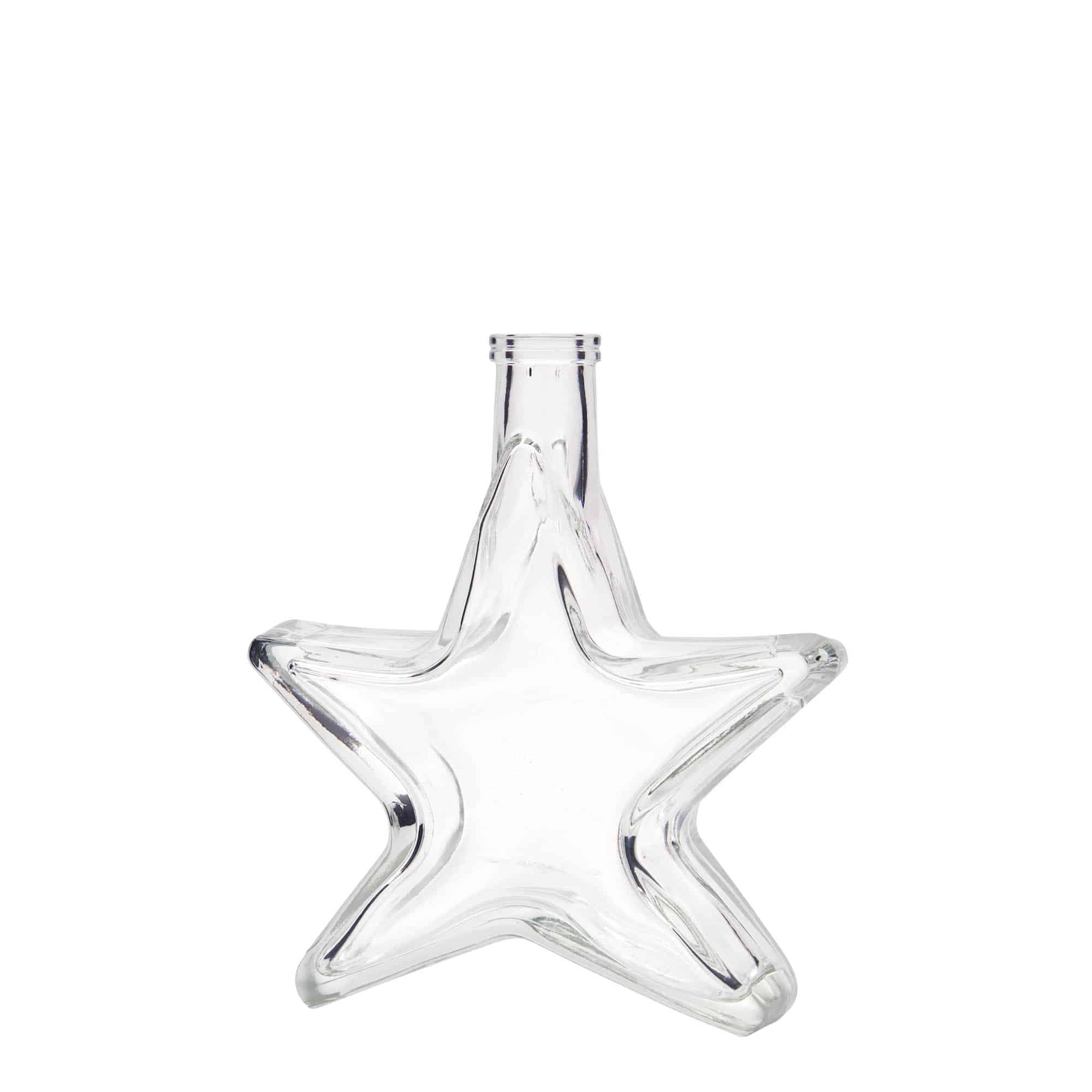 200 ml glassflaske "Stjerne", åpning: Kork