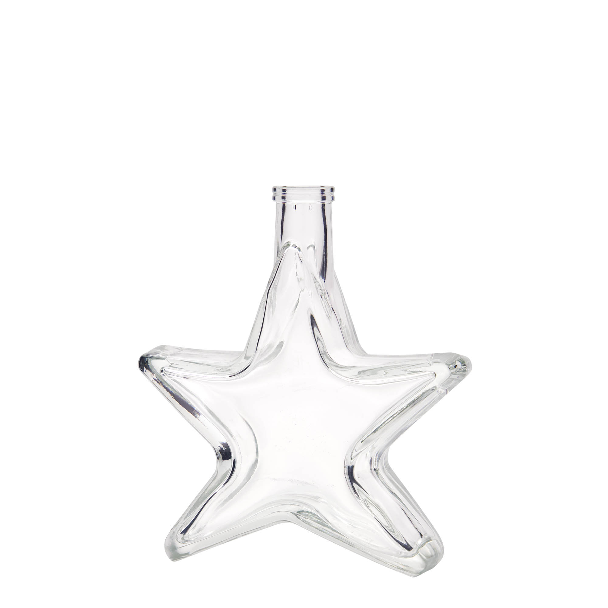200 ml glassflaske 'Stjerne', åpning: kork