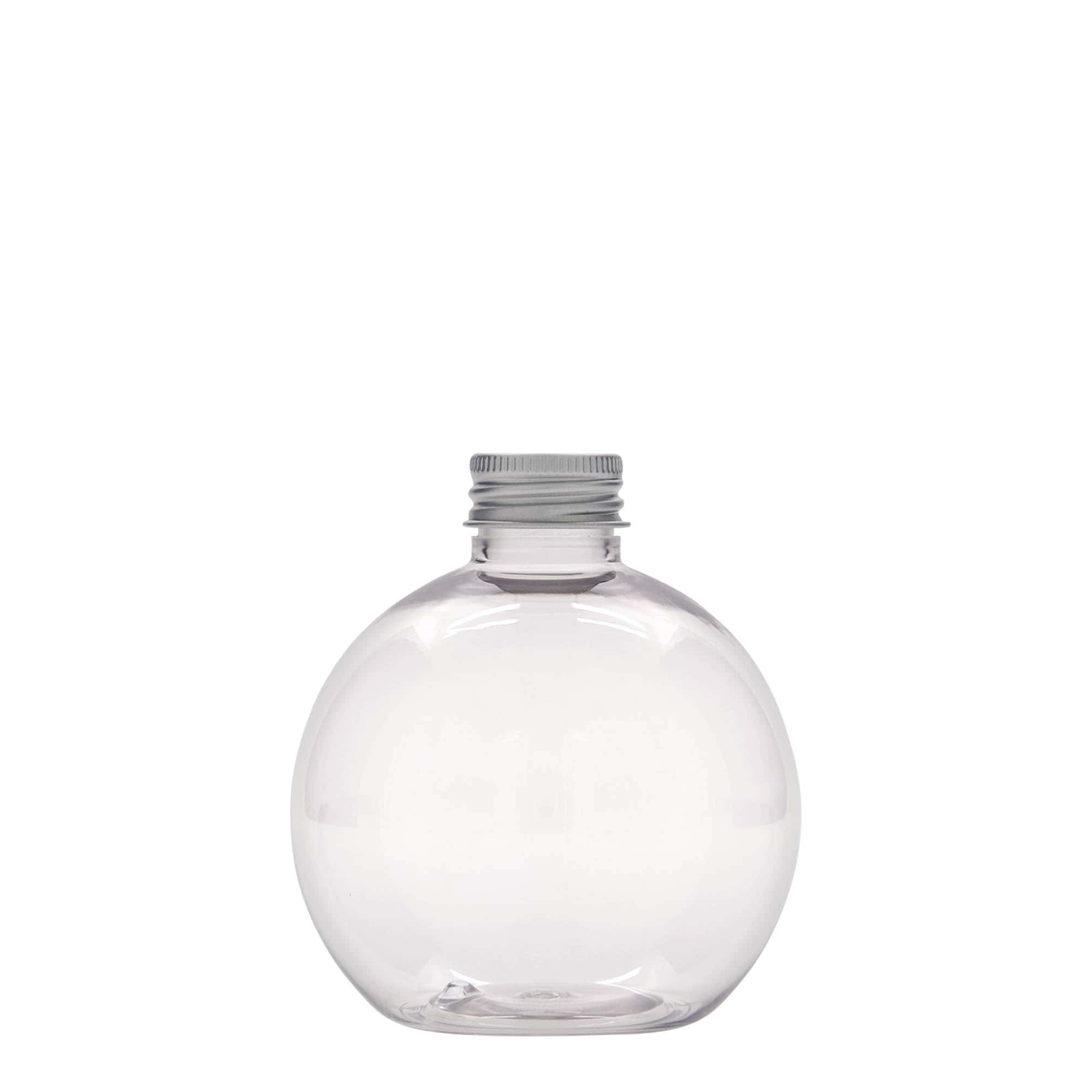 250 ml PET-flaske 'Perry', rund, plast, åpning: 24/410