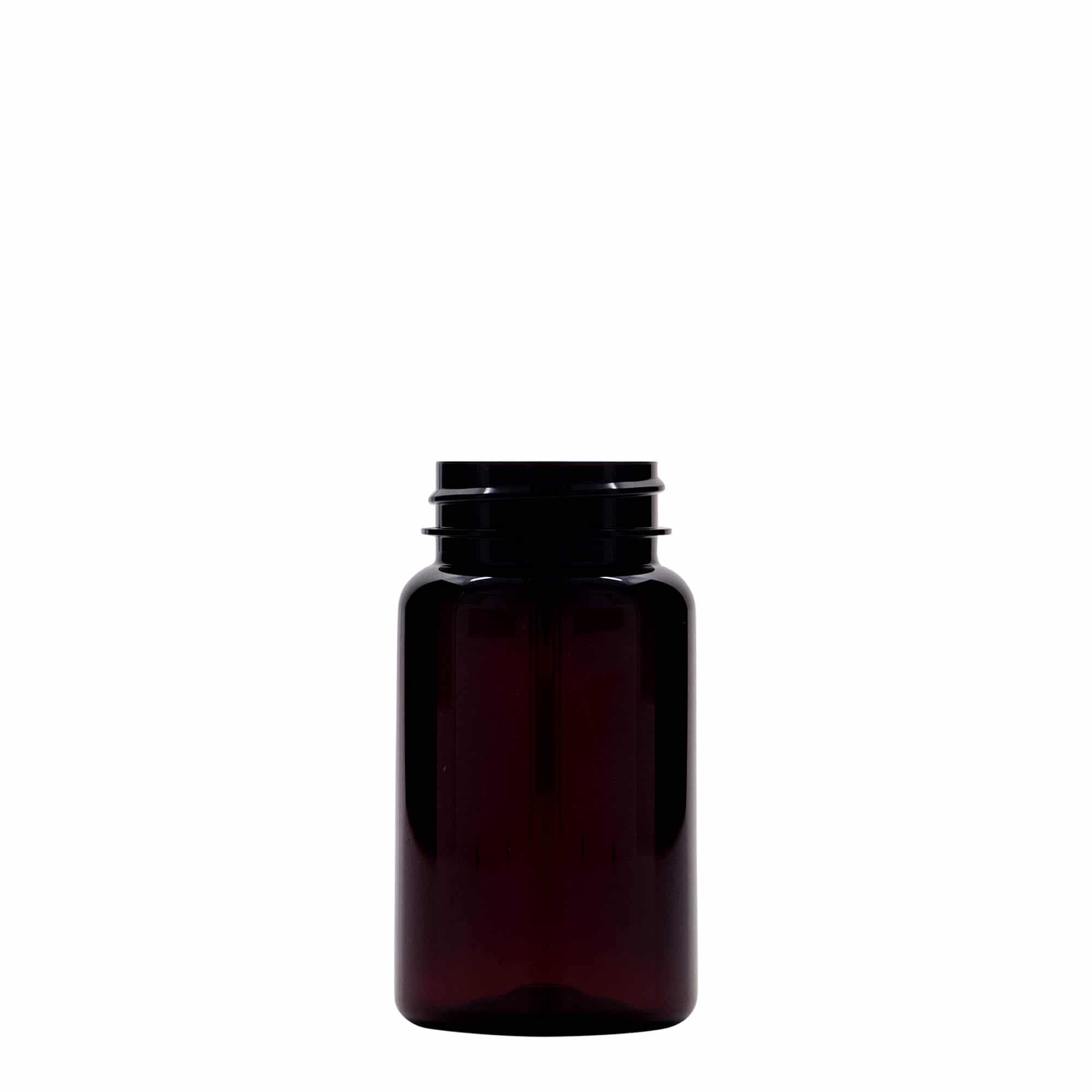 100 ml PET-packer, plast, brun, åpning: GPI 38/400 100 ml PET-packer, plast, brun, åpning: GPI 38/400