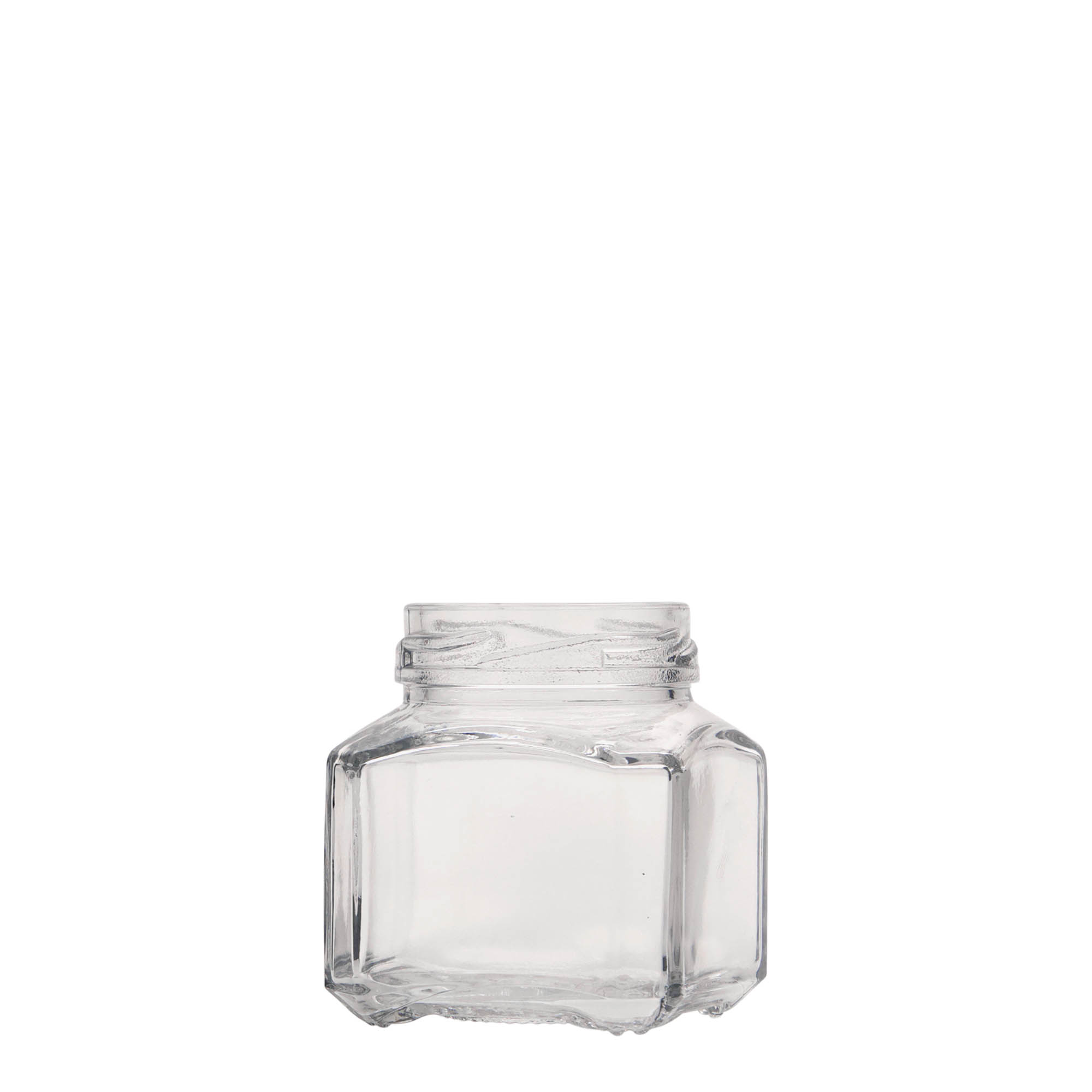 106 ml firkantet glass 'Mailand', åpning: Twist-Off (TO 48)