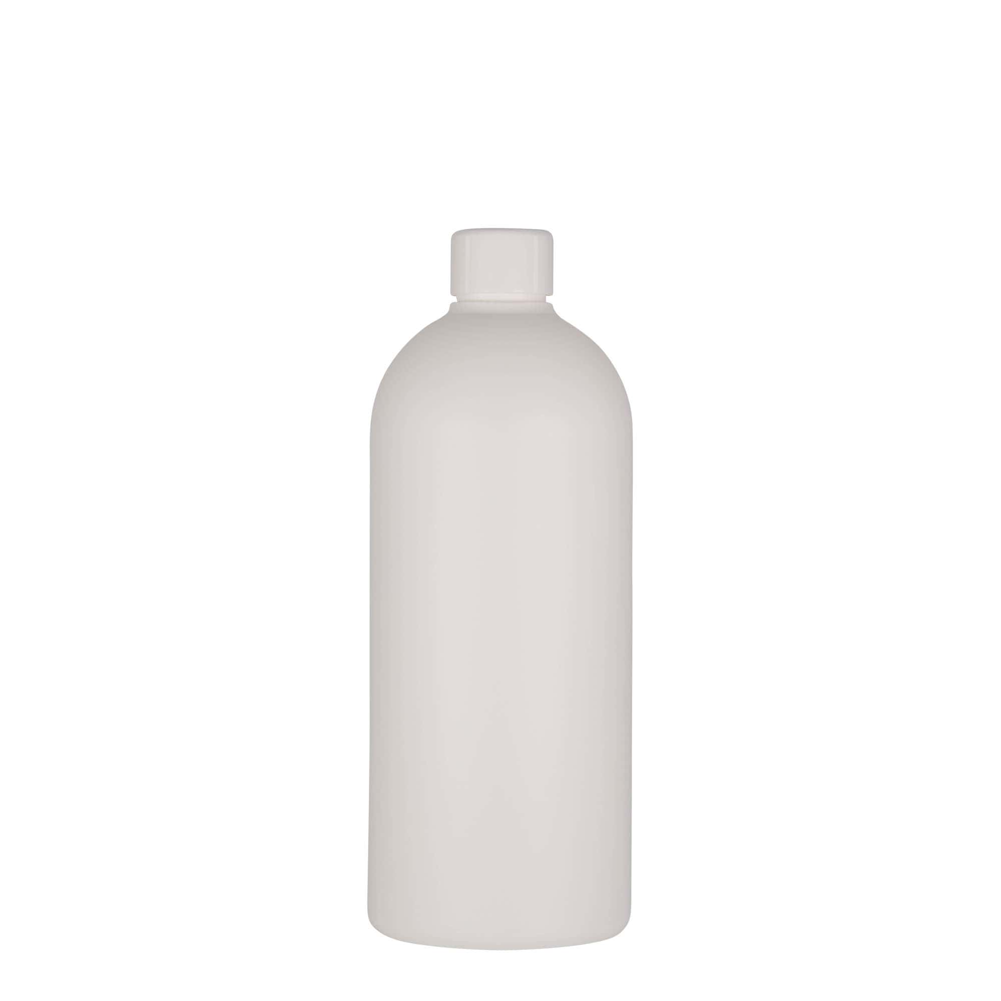 500 ml plastflaske 'Tuffy', HDPE, hvit, åpning: 24/410