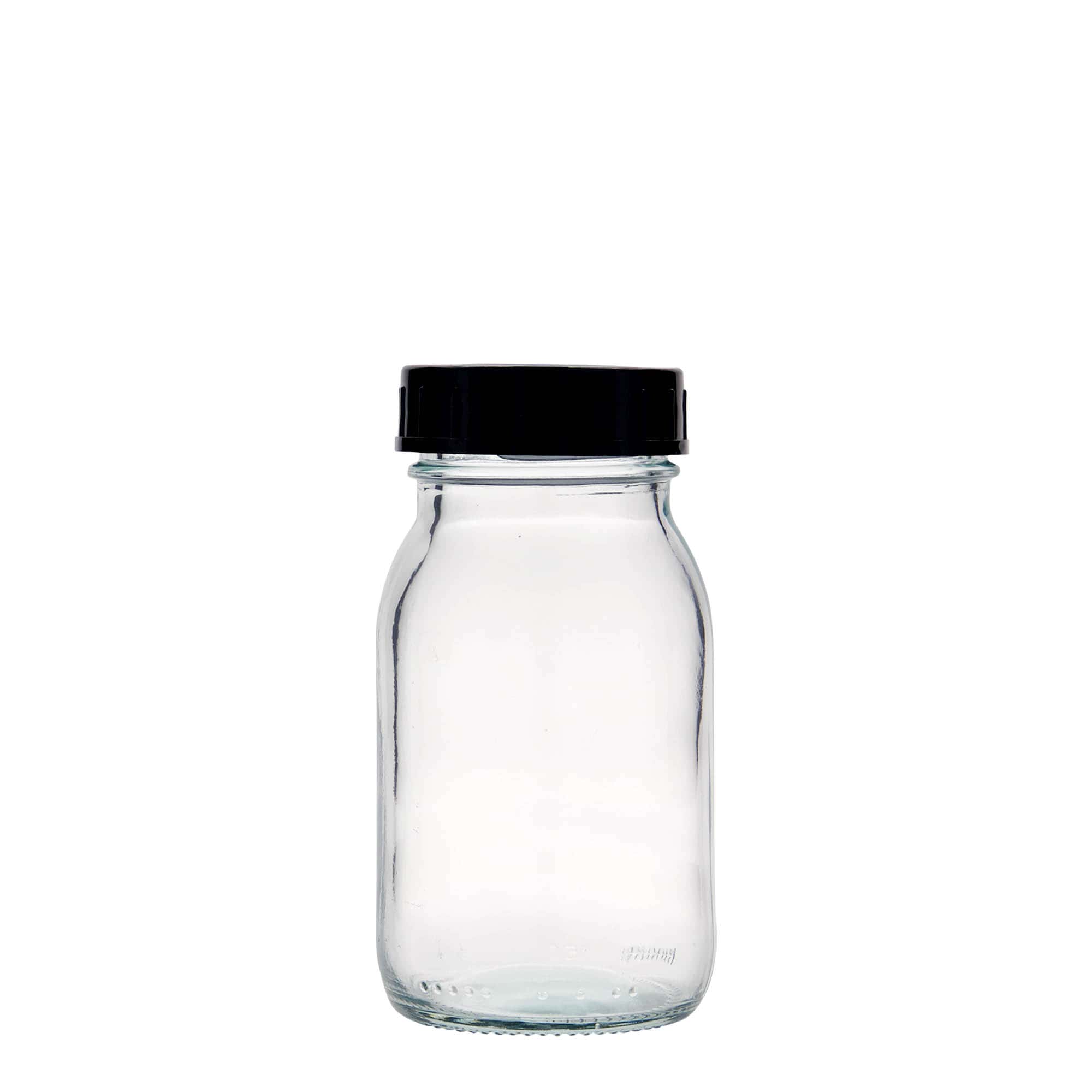 150 ml vid halsglass, åpning: DIN 45