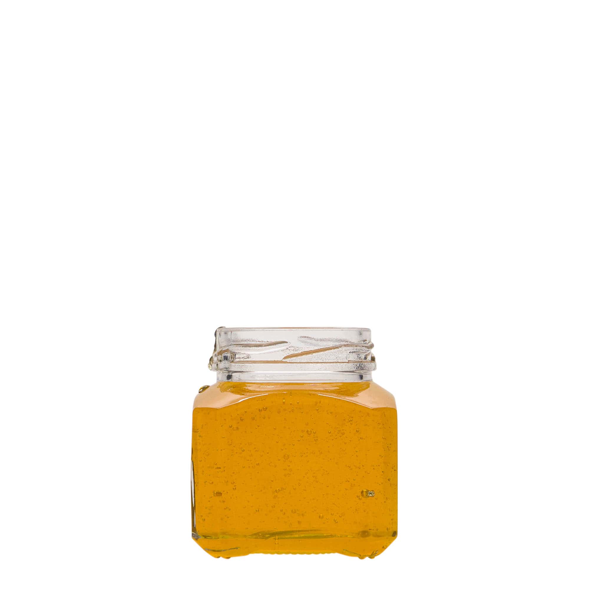 106 ml firkantet glass 'Mailand', åpning: Twist-Off (TO 48)