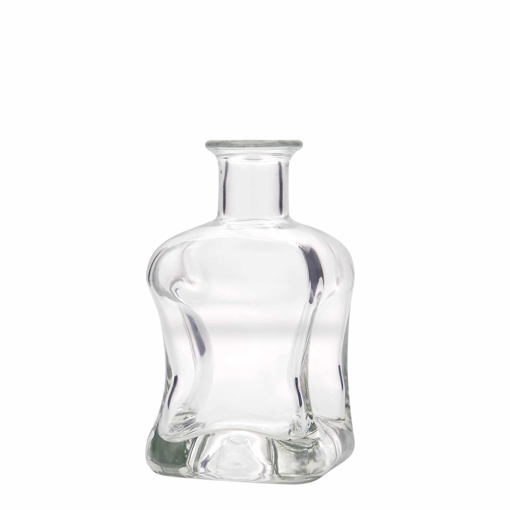 350 ml glassflaske "Dublin", kvadratisk, åpning: Kork