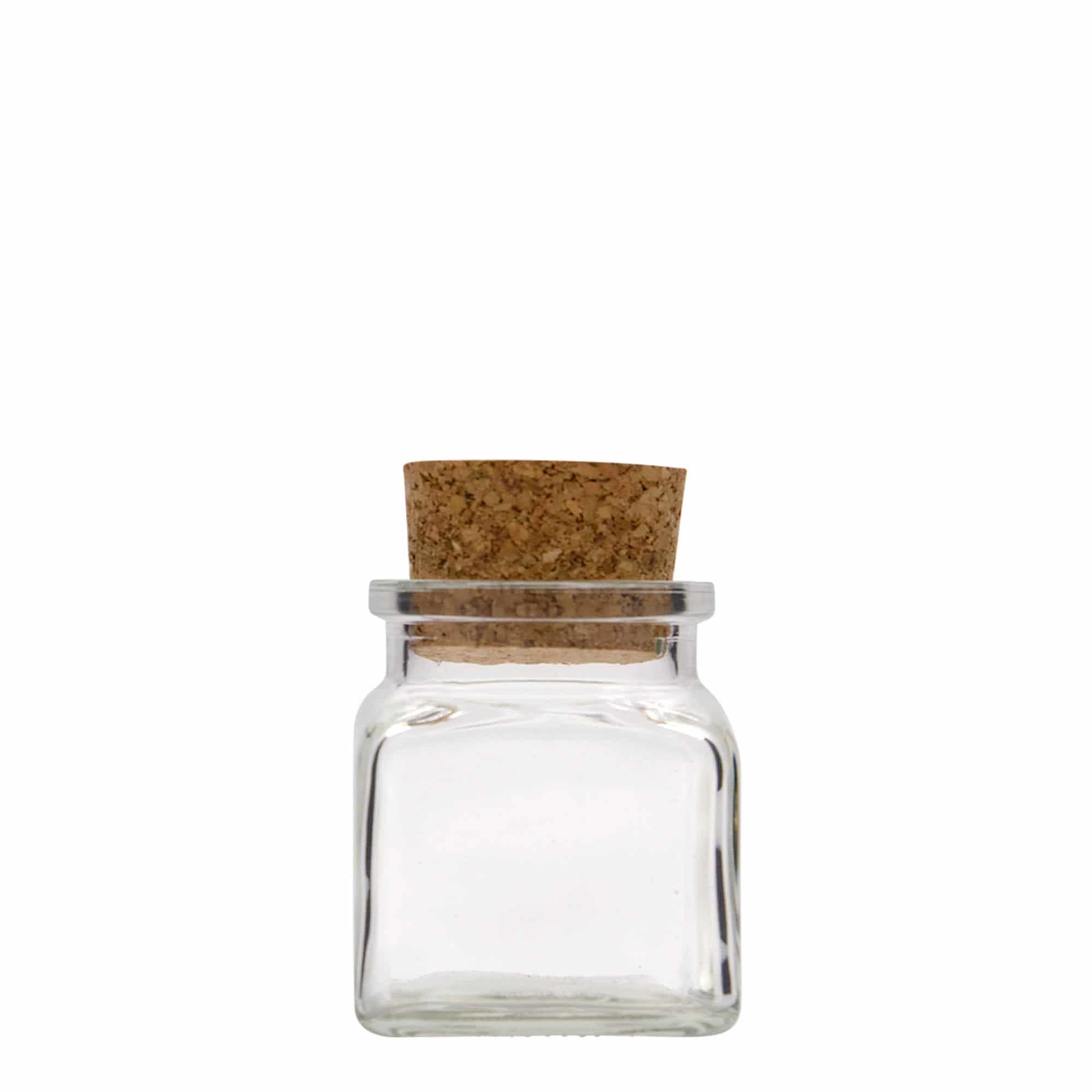120 ml korkeglass, kvadratisk, åpning: Kork