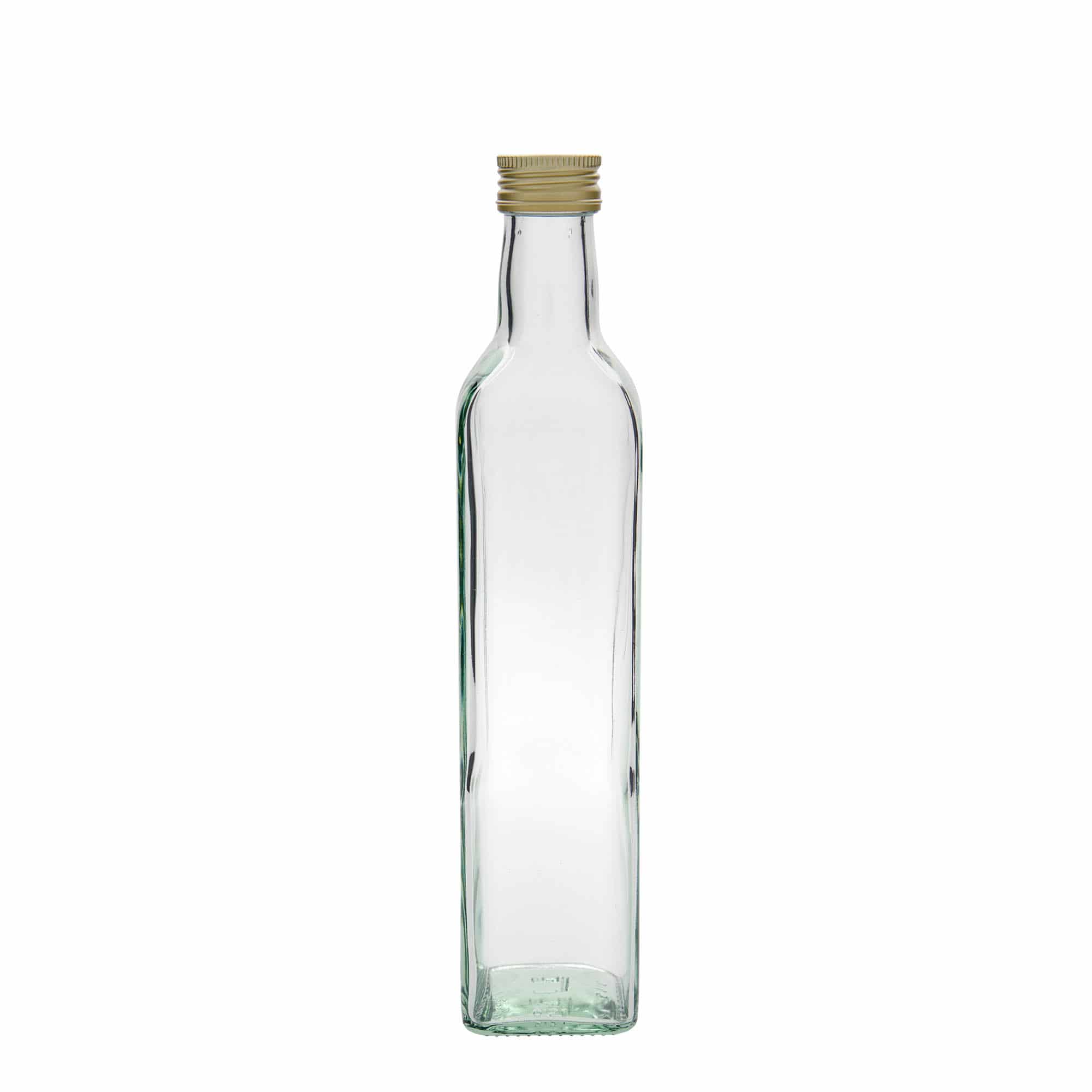 500 ml glassflaske "Marasca", kvadratisk, åpning: PP 31,5