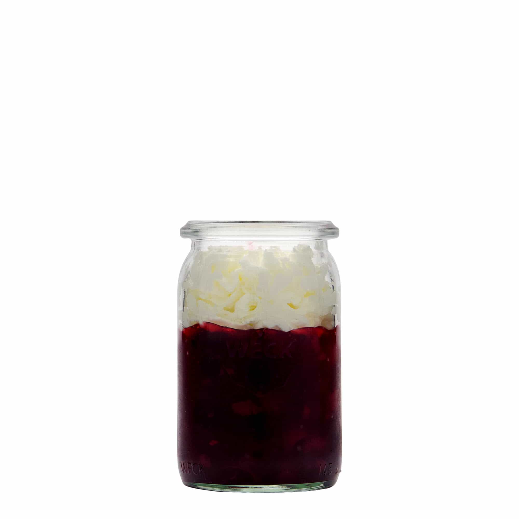 145 ml WECK-sylinderglass, åpning: rund kant