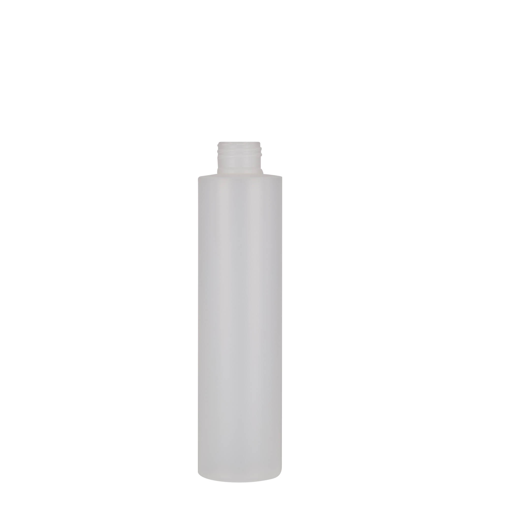 200 ml plastflaske 'Pipe', HDPE, natur, åpning: 24/410