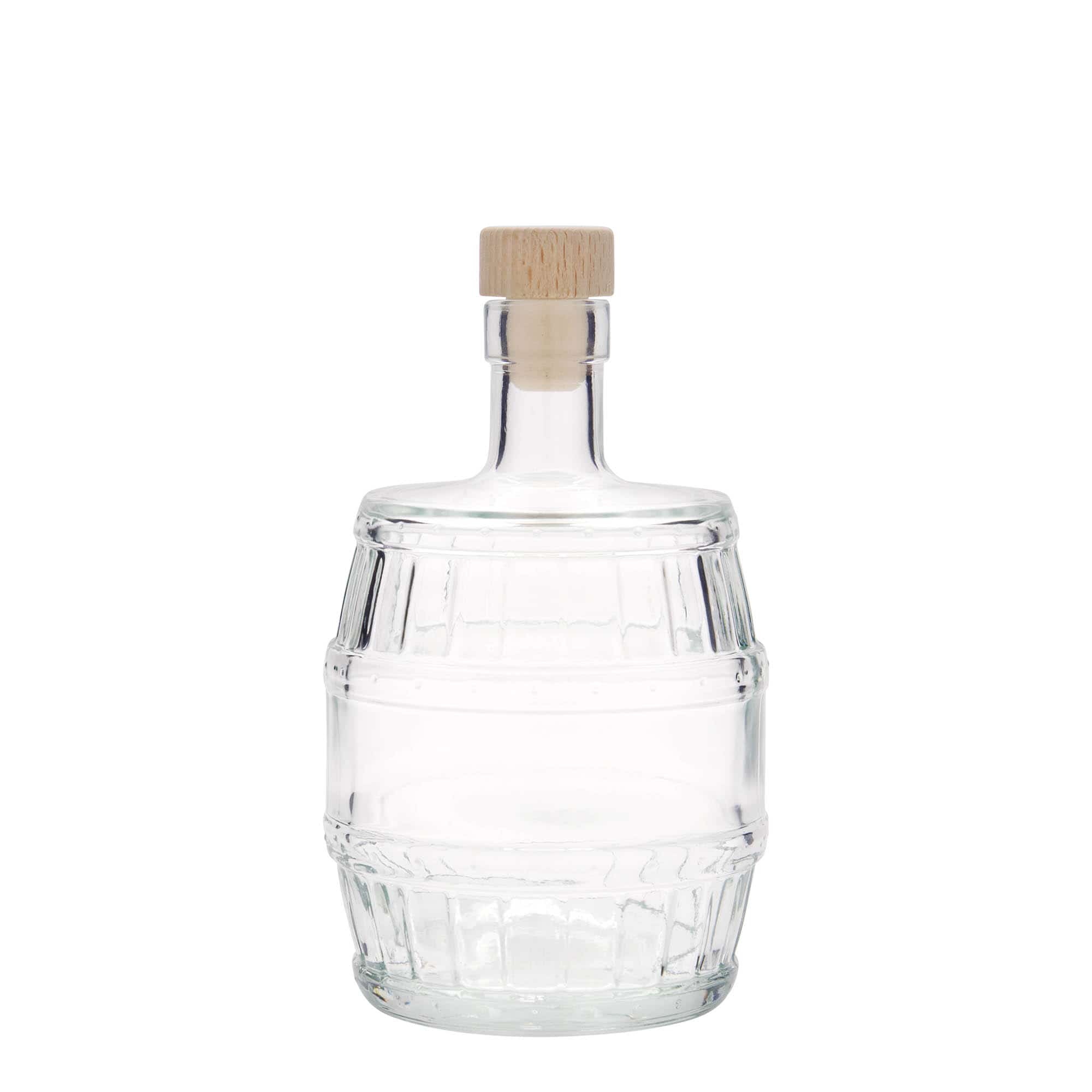 500 ml glassflaske "Fass", åpning: Kork