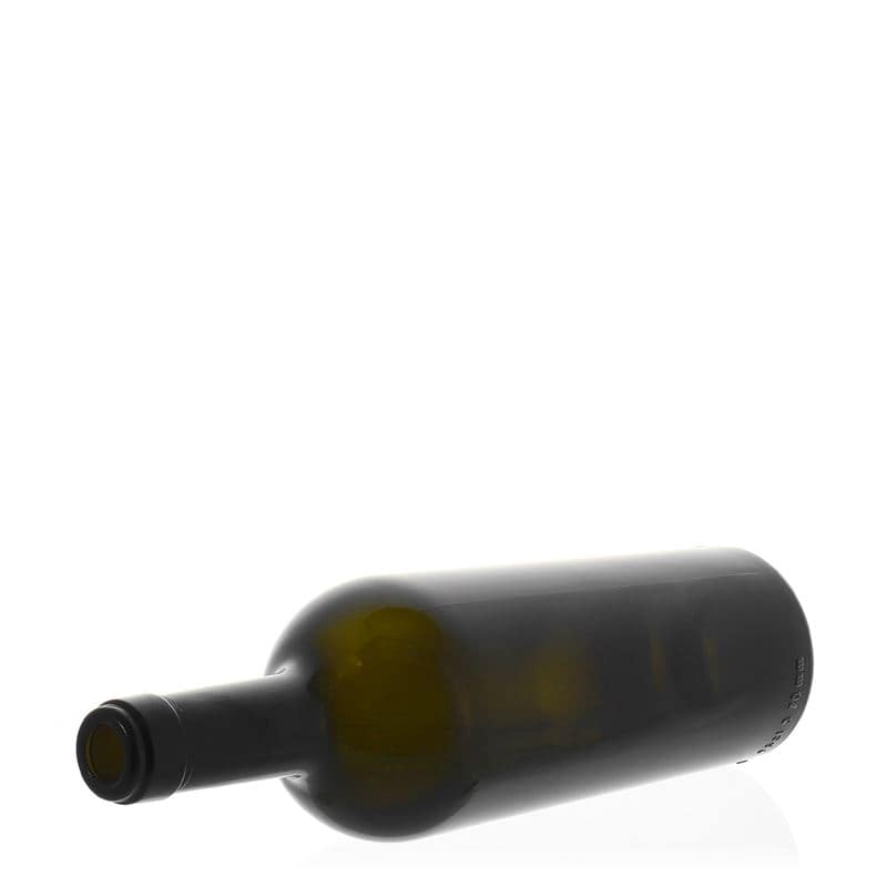 750 ml vinflaske "Imperiale", antikkgrønn, åpning: Kork