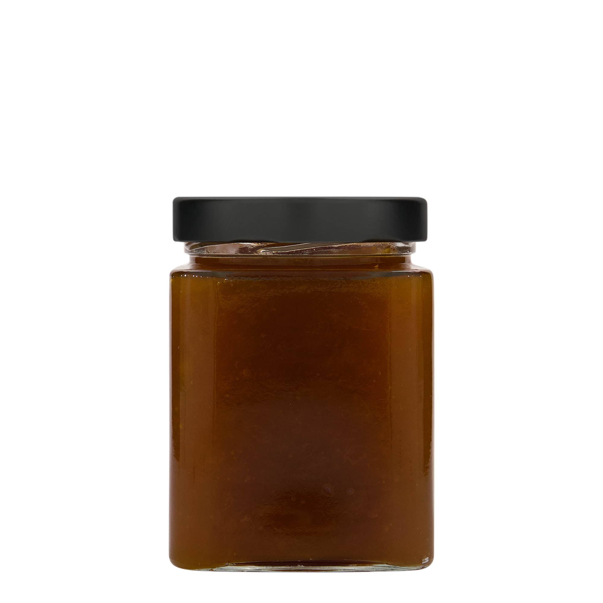 580 ml firkantet glass 'Ikarus', åpning: Deep-Twist-Off (DTO 82)