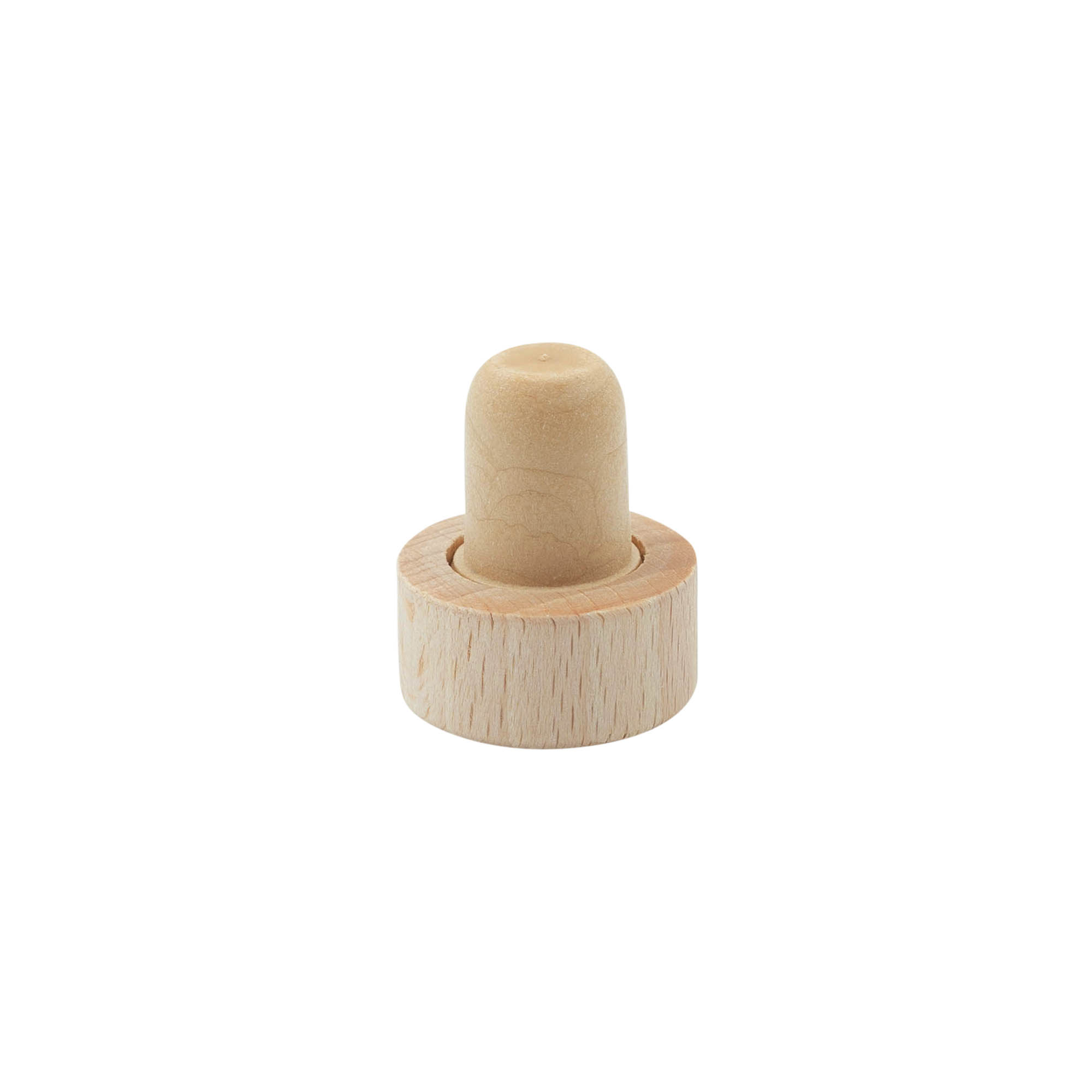 Håndtappingskork 16 mm, tre/plast, for munningsåpning: kork Håndtappingskork 16 mm, tre/plast, for munningsåpning: kork