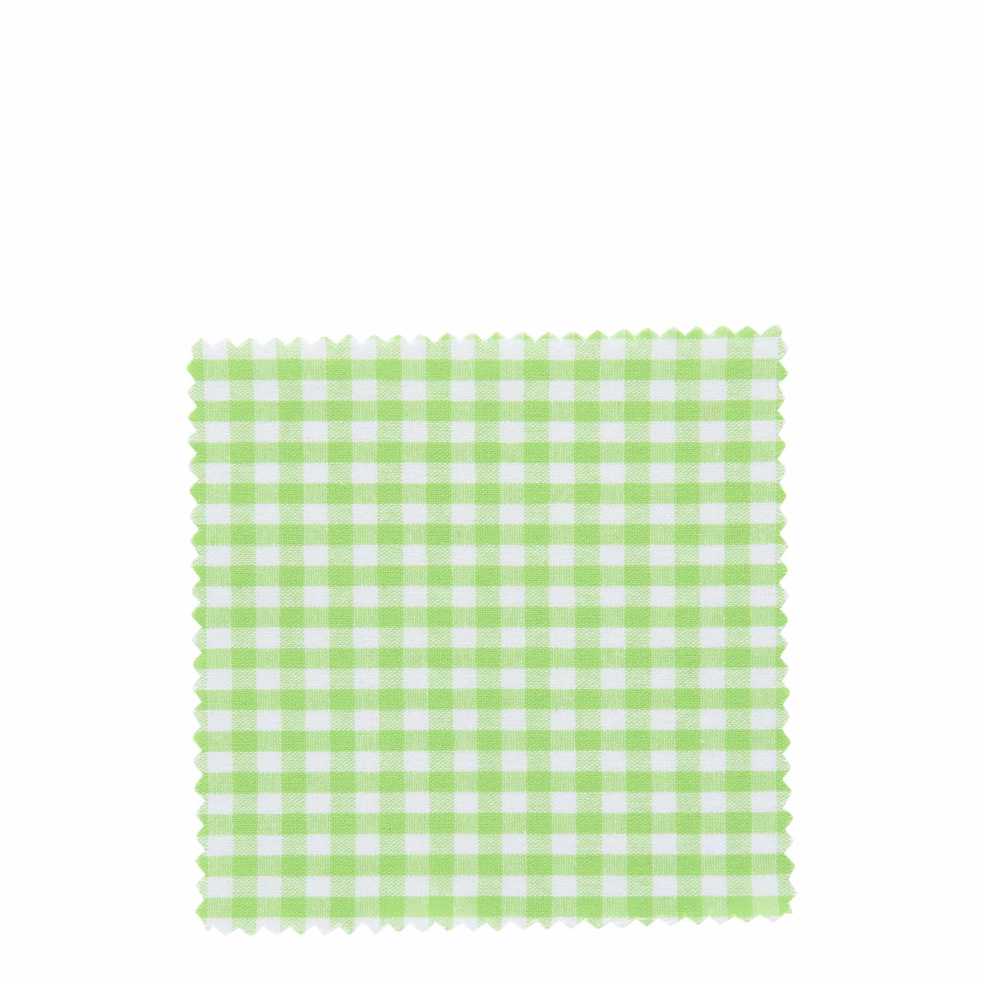 Rutete stoffserviett 12x12, kvadratisk, tekstil, lindgrønn, åpning: TO38-TO53