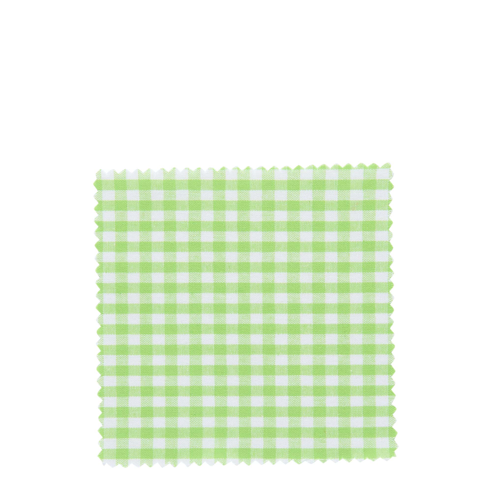 Rutete stoffserviett 12x12, kvadratisk, tekstil, lindgrønn, åpning: TO38-TO53