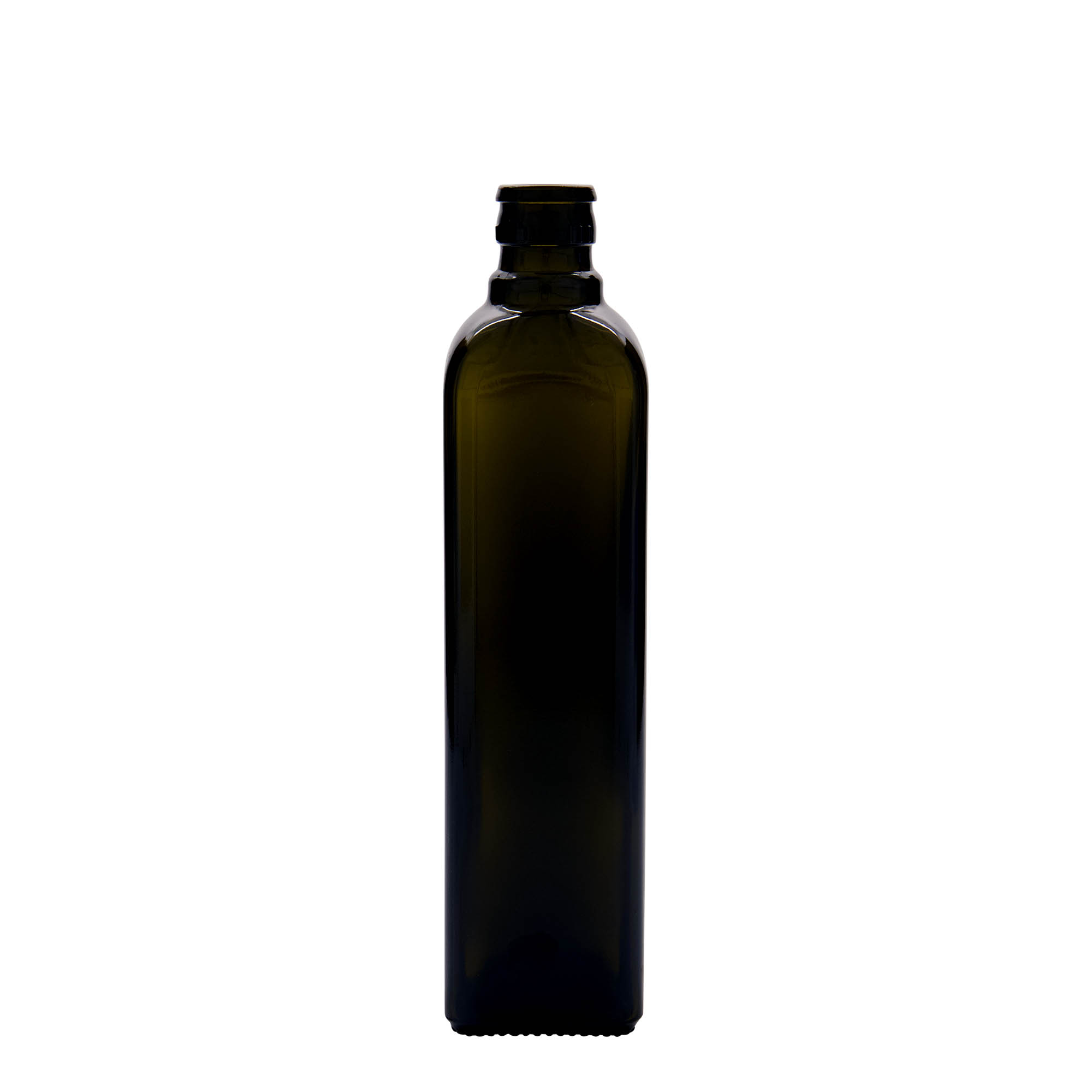 500 ml eddik-/oljeflaske 'Quadra', glass, firkantet, antikkgrønn, åpning: DOP 500 ml eddik-/oljeflaske 'Quadra', glass, firkantet, antikkgrønn, åpning: DOP