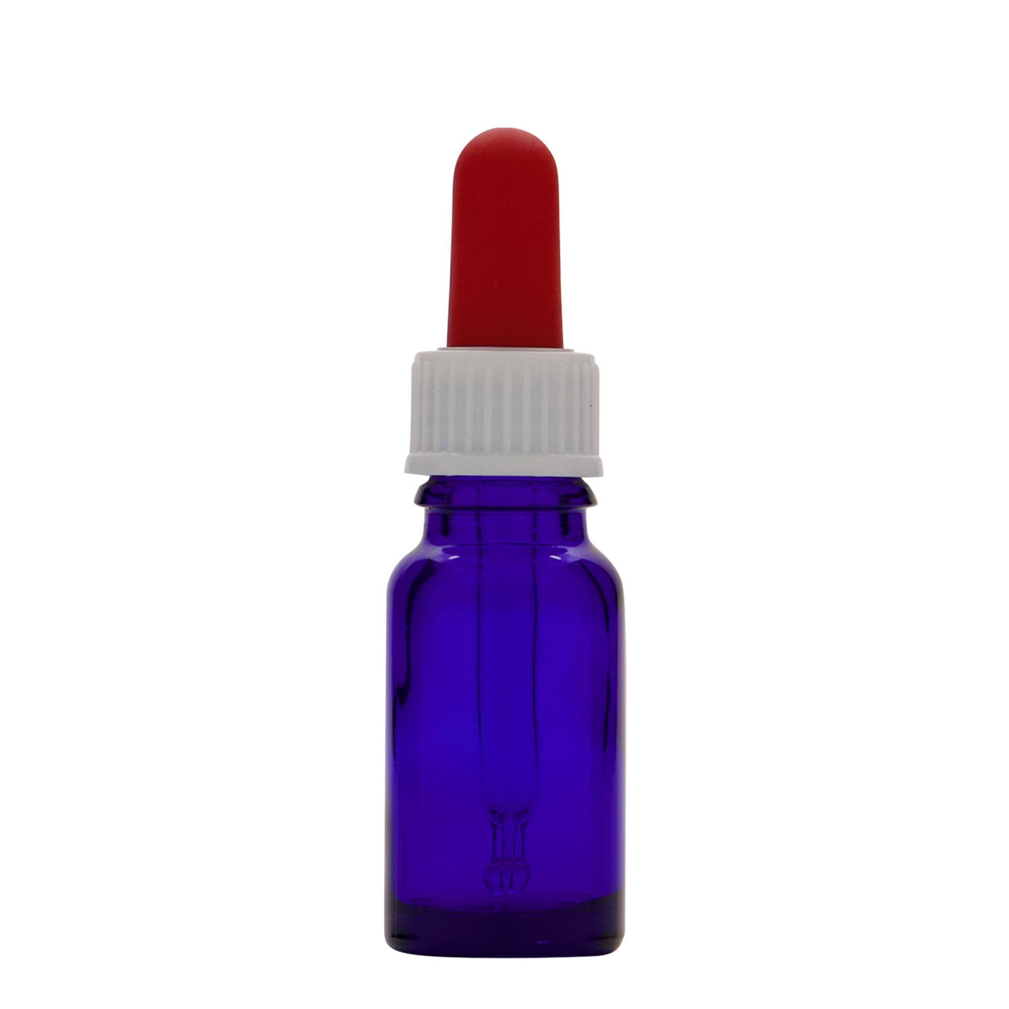 10 ml pipetteflaske medisin, glass, kongeblå-rød, åpning: DIN 18 10 ml pipetteflaske medisin, glass, kongeblå-rød, åpning: DIN 18
