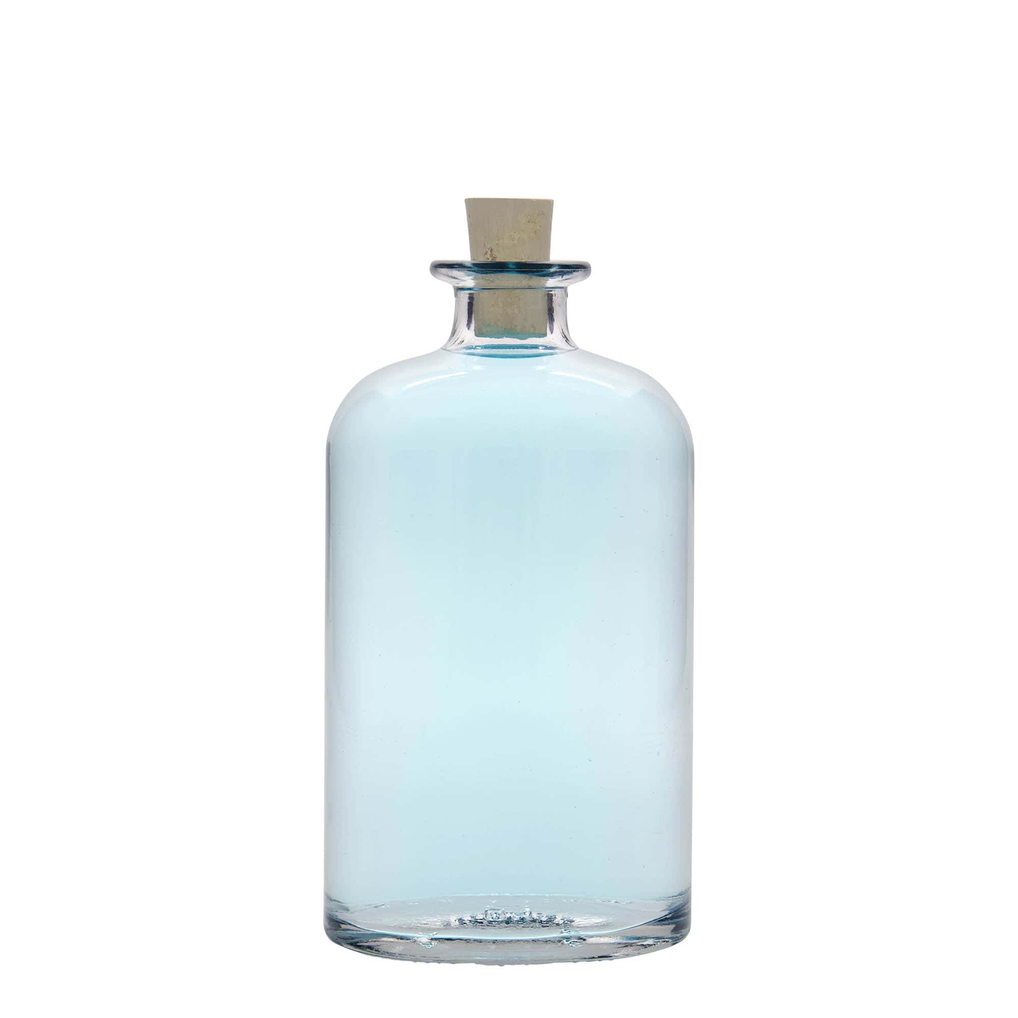 500 ml glassflaske "Dundee", oval, åpning: Kork 500 ml glassflaske "Dundee", oval, åpning: Kork