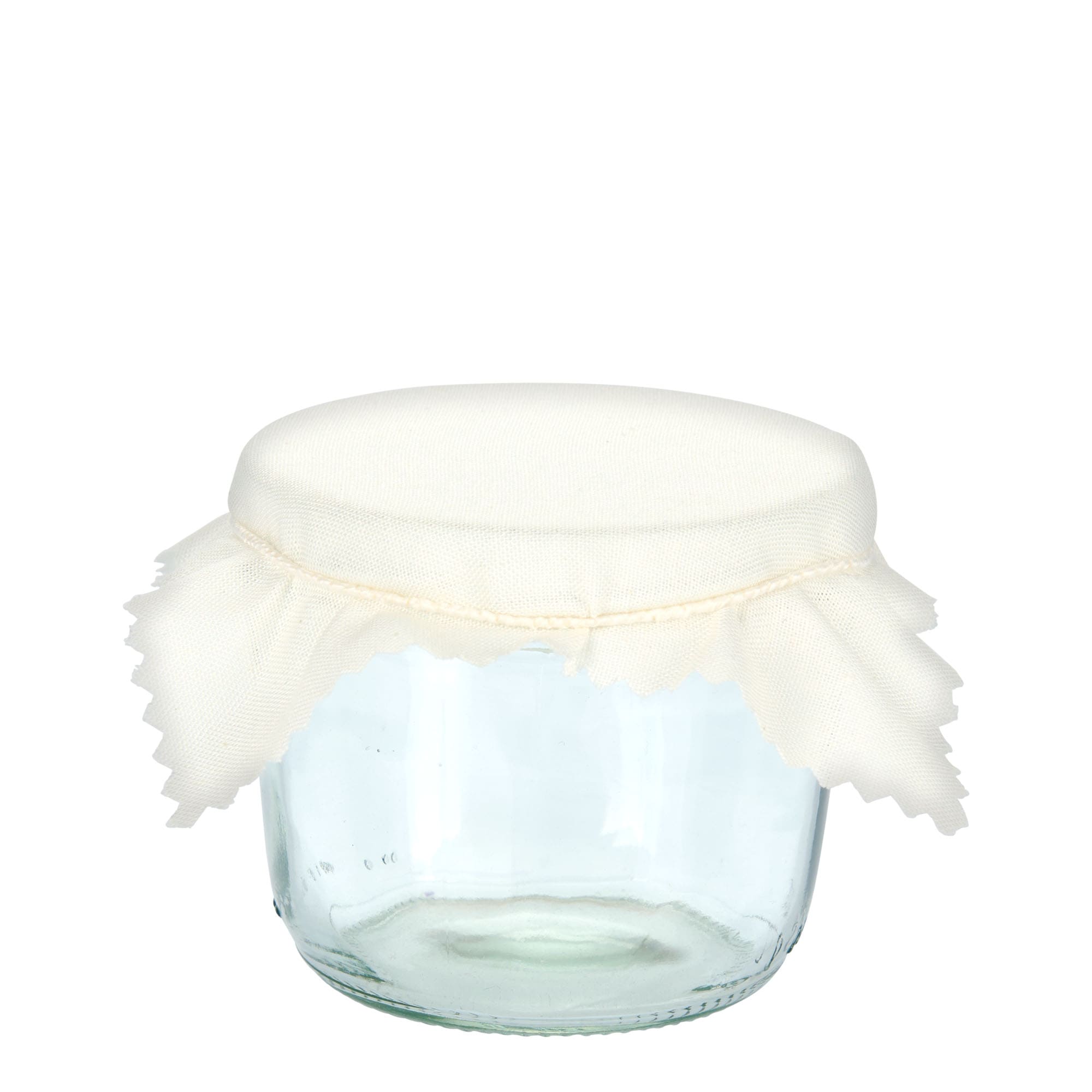 Stoffduk 12x12, kvadratisk, tekstil, natur, åpning: TO38-TO53