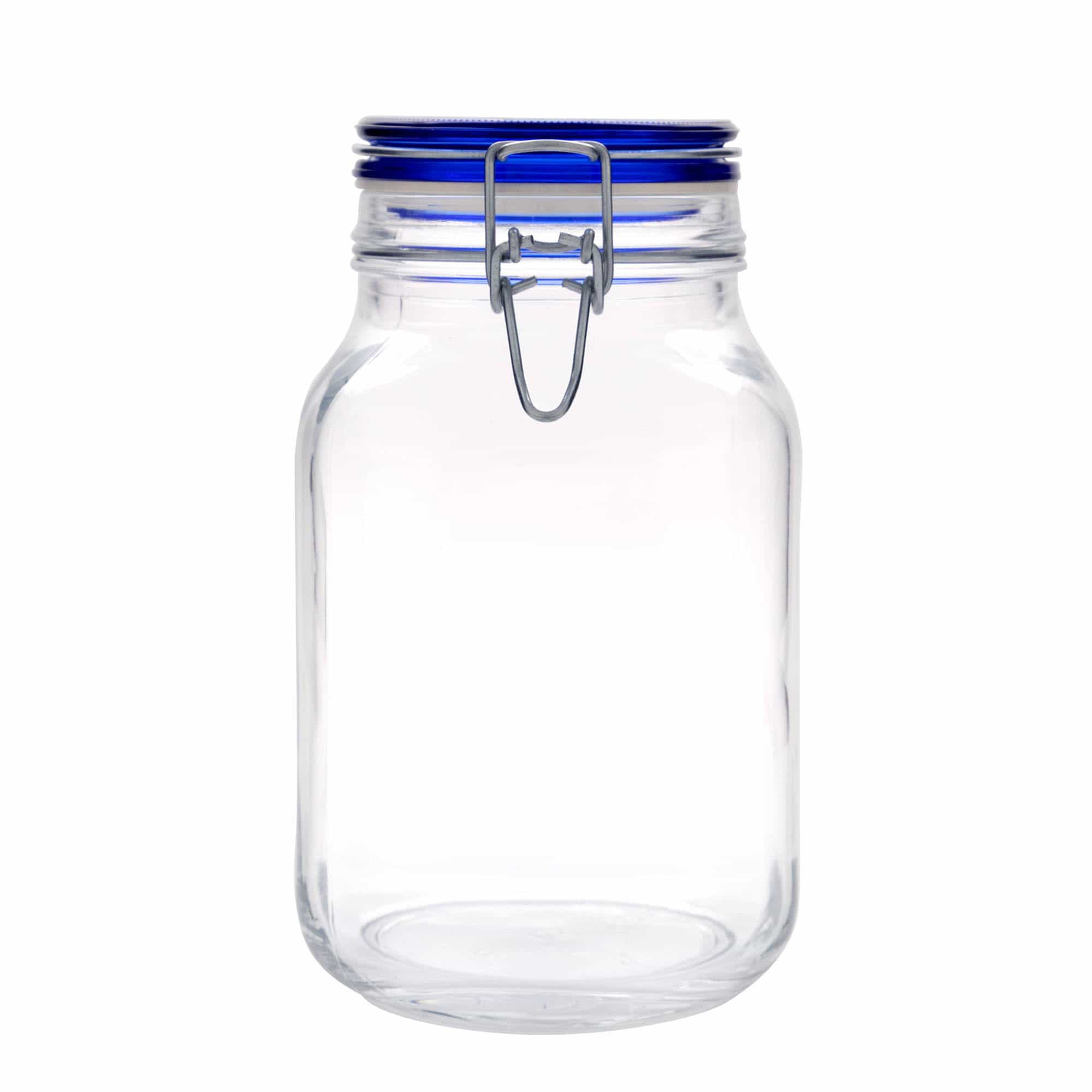 2000 ml bøyleglass "Fido" Blue Top, kvadratisk, åpning: Bøylelokk 2000 ml bøyleglass "Fido" Blue Top, kvadratisk, åpning: Bøylelokk