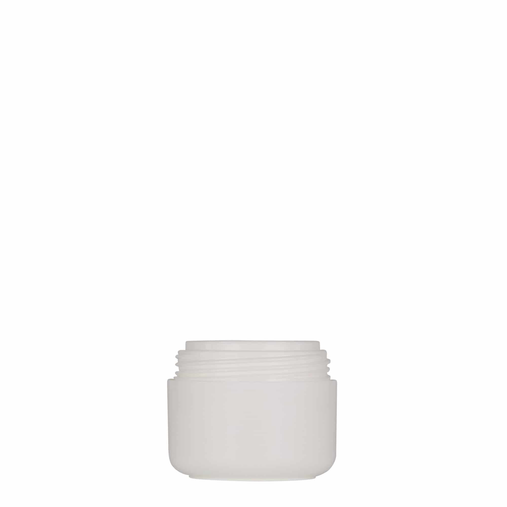 30 ml plastboks 'Bianca', PP, hvit, åpning: skrukork