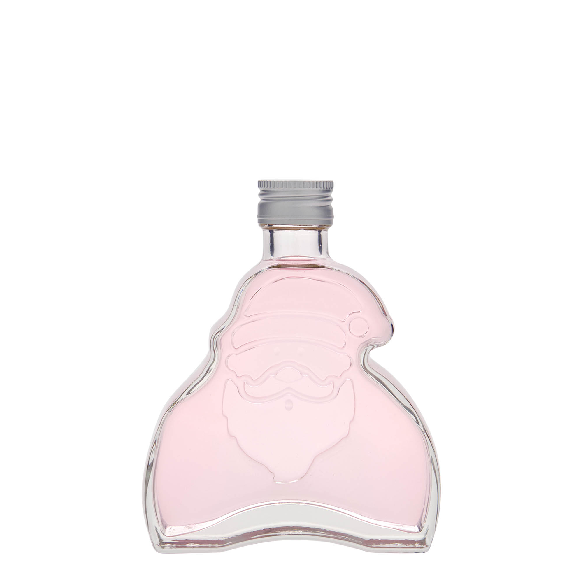 200 ml glassflaske 'Julenissen', åpning: PP 28