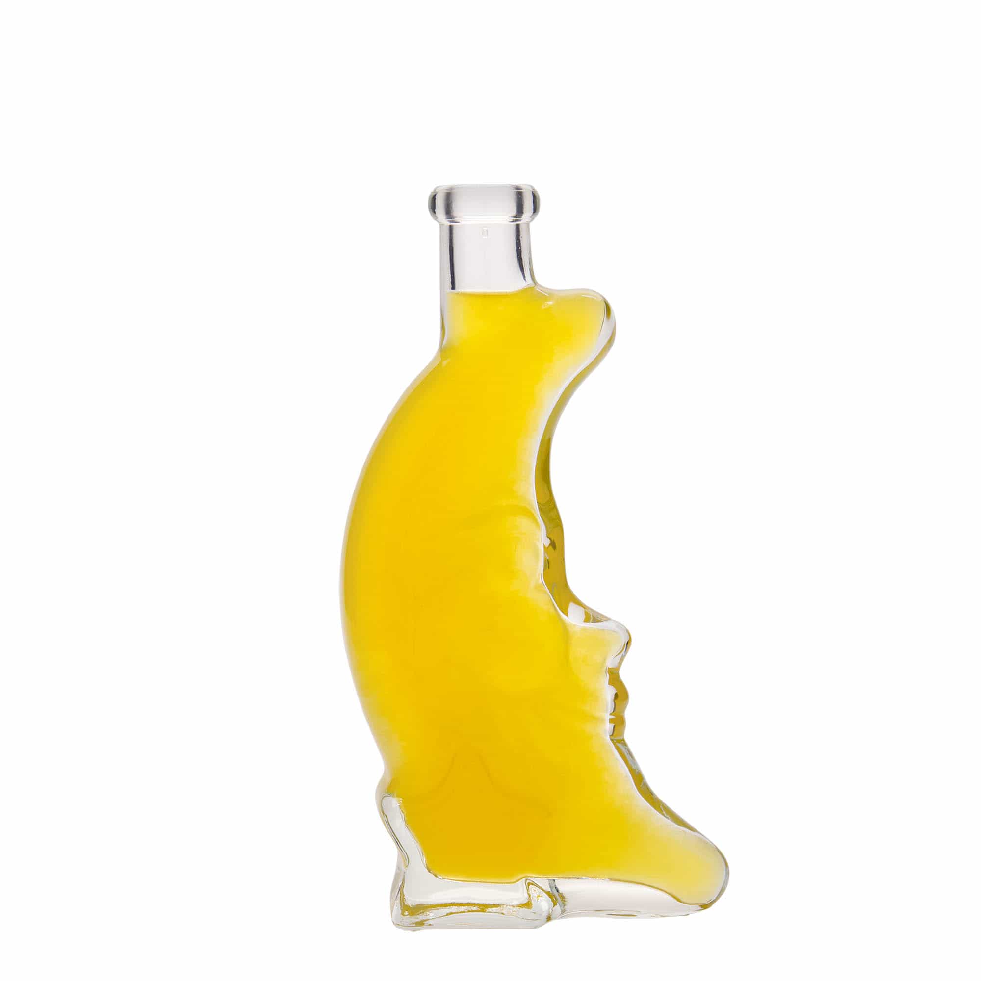 200 ml glassflaske "Måne", åpning: Kork