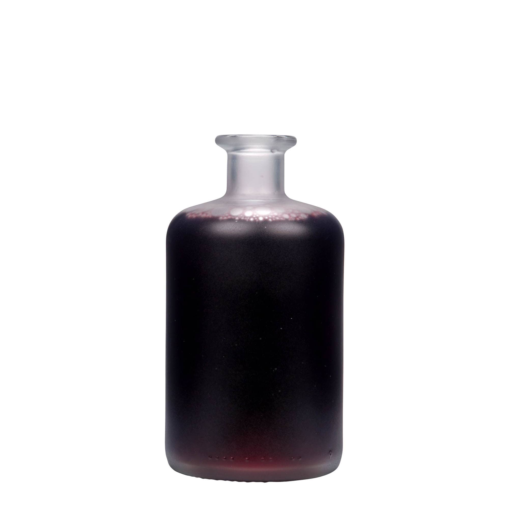 500 ml glassflaske apotek, avkjølt, åpning: kork
