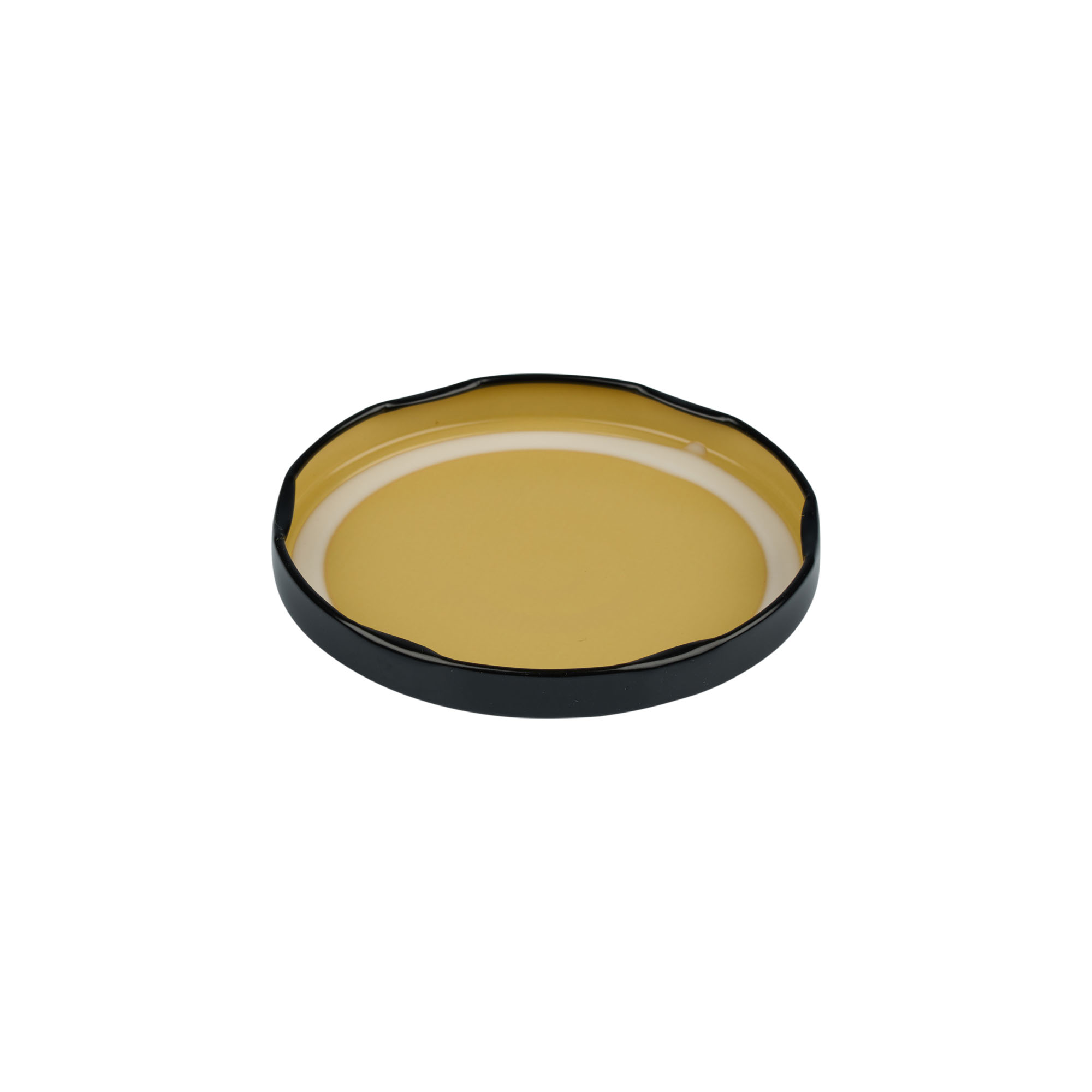 Twist-off-lokk, blikk, svart, for åpning: TO 82 Twist-off-lokk, blikk, svart, for åpning: TO 82