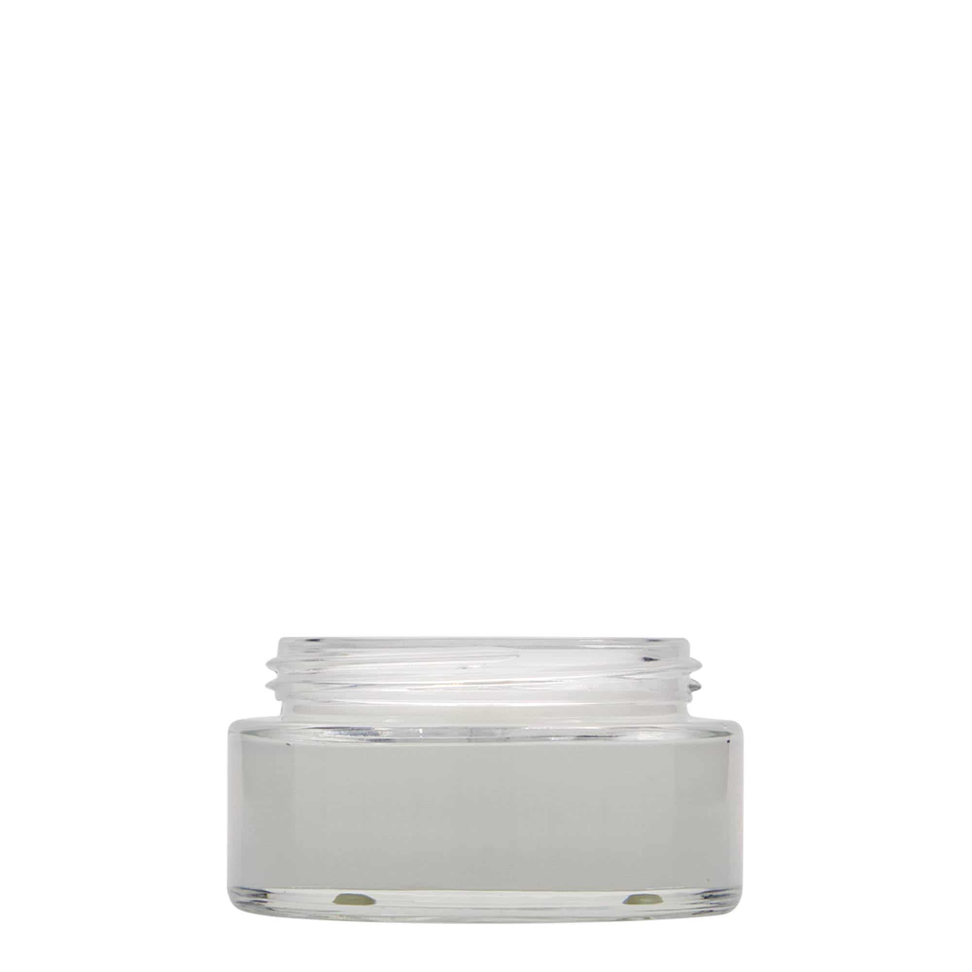100 ml krukke "Clear Edition", glass, åpning: Skrulokk