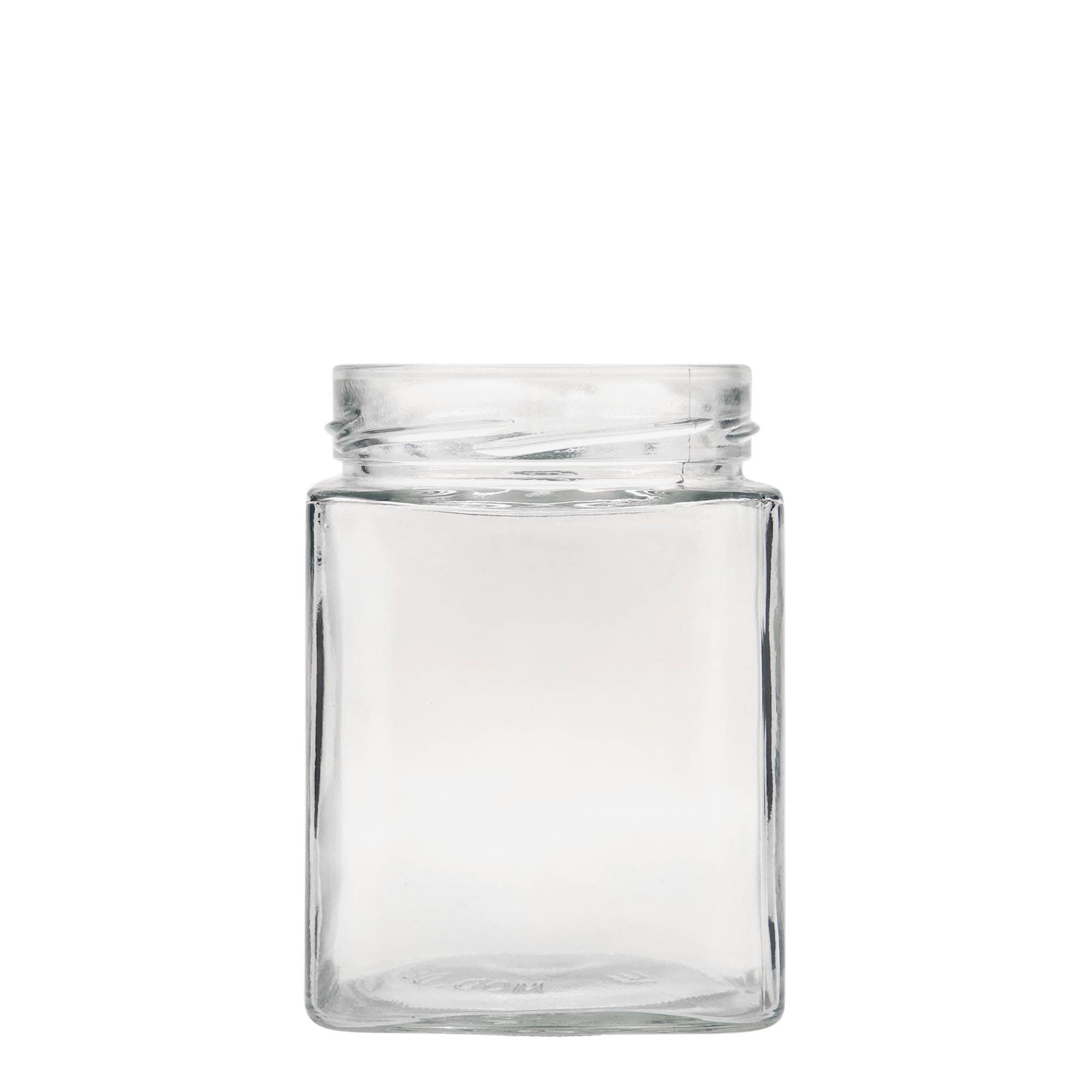 580 ml firkantet glass 'Ikarus', åpning: Deep-Twist-Off (DTO 82)