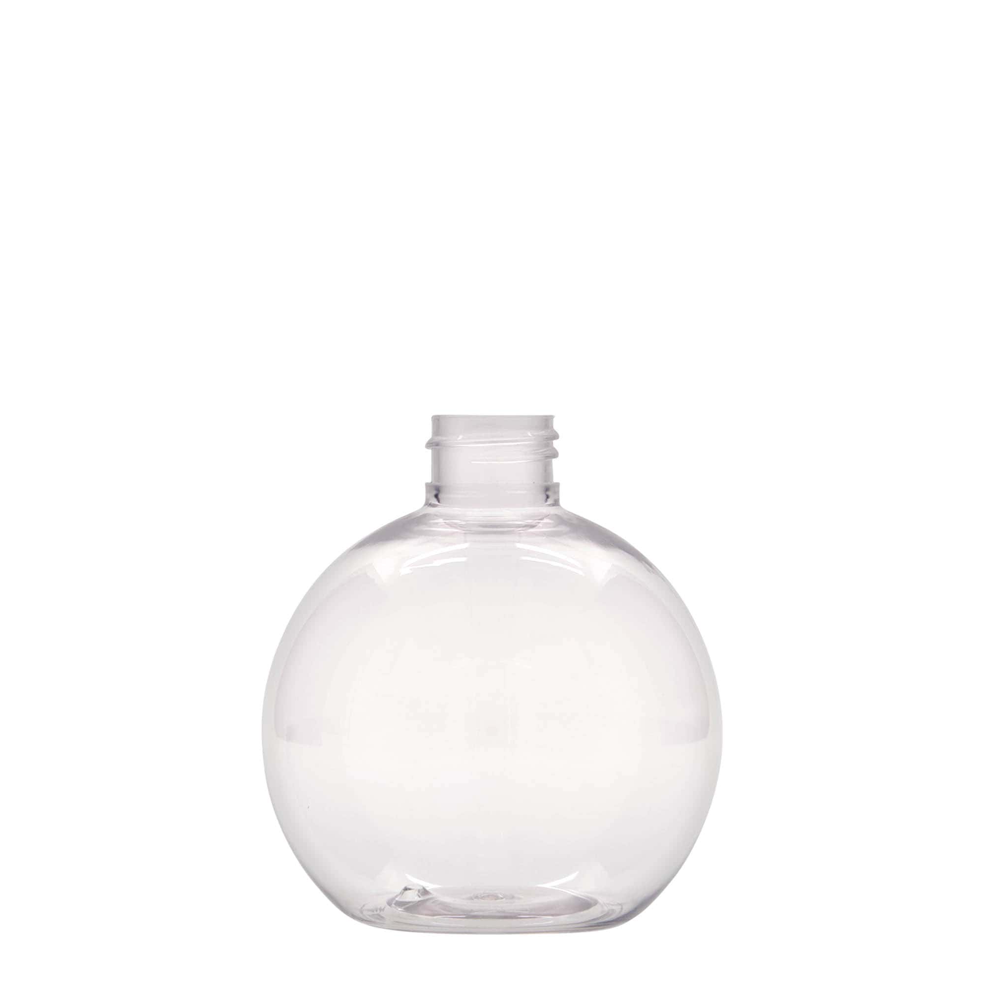 250 ml PET-flaske 'Perry', rund, plast, åpning: 24/410