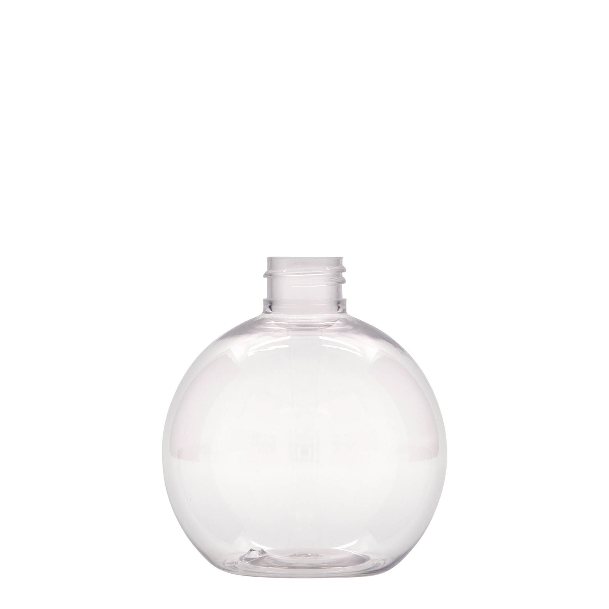 250 ml PET-flaske 'Perry', rund, plast, åpning: 24/410 250 ml PET-flaske 'Perry', rund, plast, åpning: 24/410