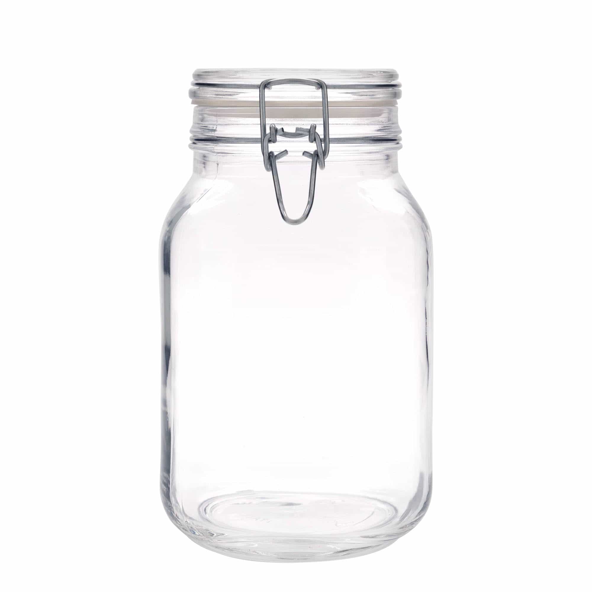 2000 ml bøyleglass "Fido", kvadratisk, åpning: Bøylelokk 2000 ml bøyleglass "Fido", kvadratisk, åpning: Bøylelokk