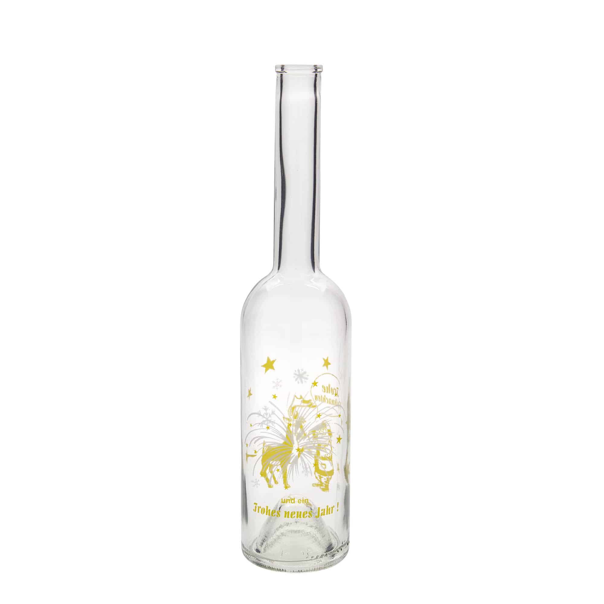 500 ml glassflaske 'Opera', motiv: Fyrverkeri, åpning: Kork