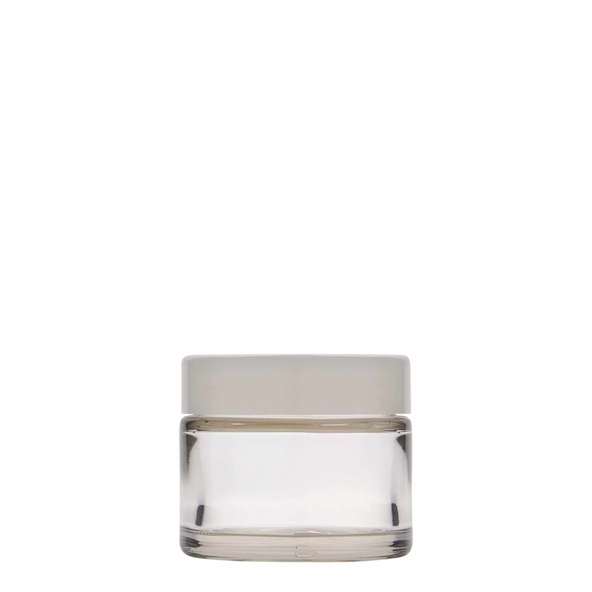 50 ml krukke 'Beauty', glass, åpning: skrukork