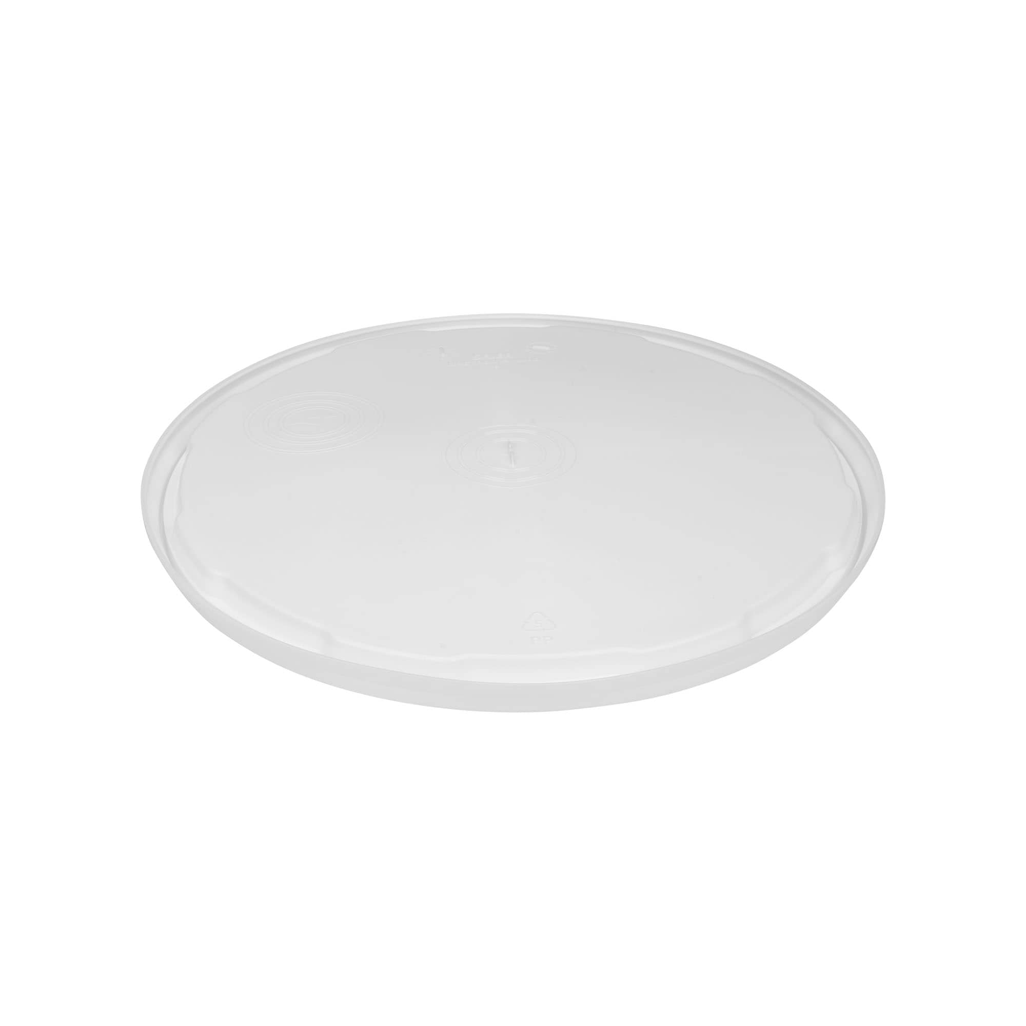 Lokk for 12,5 l bøtte, PP-plast, hvit