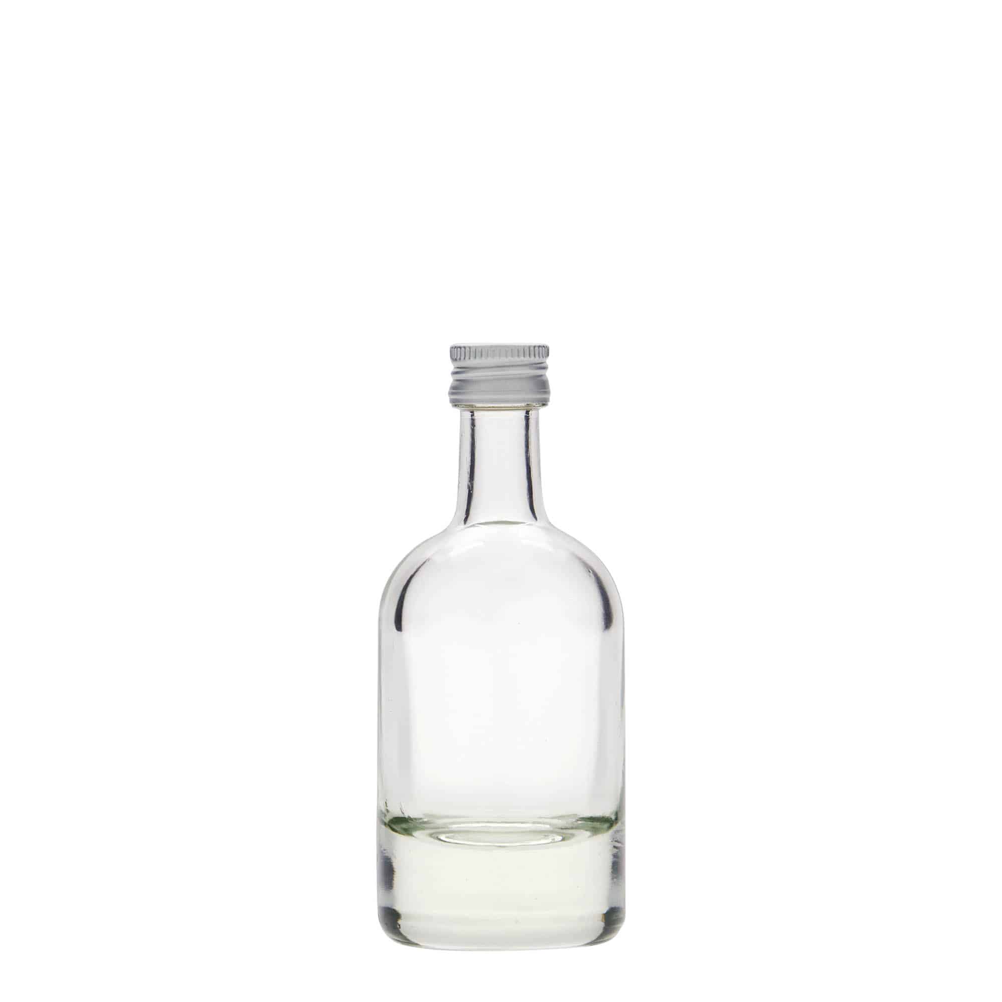 50 ml glassflaske "Linea Uno", åpning: PP 18