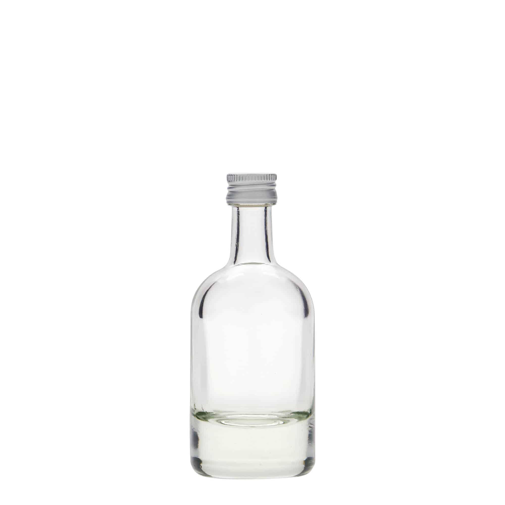 50 ml glassflaske 'Linea Uno', åpning: PP 18 50 ml glassflaske 'Linea Uno', åpning: PP 18