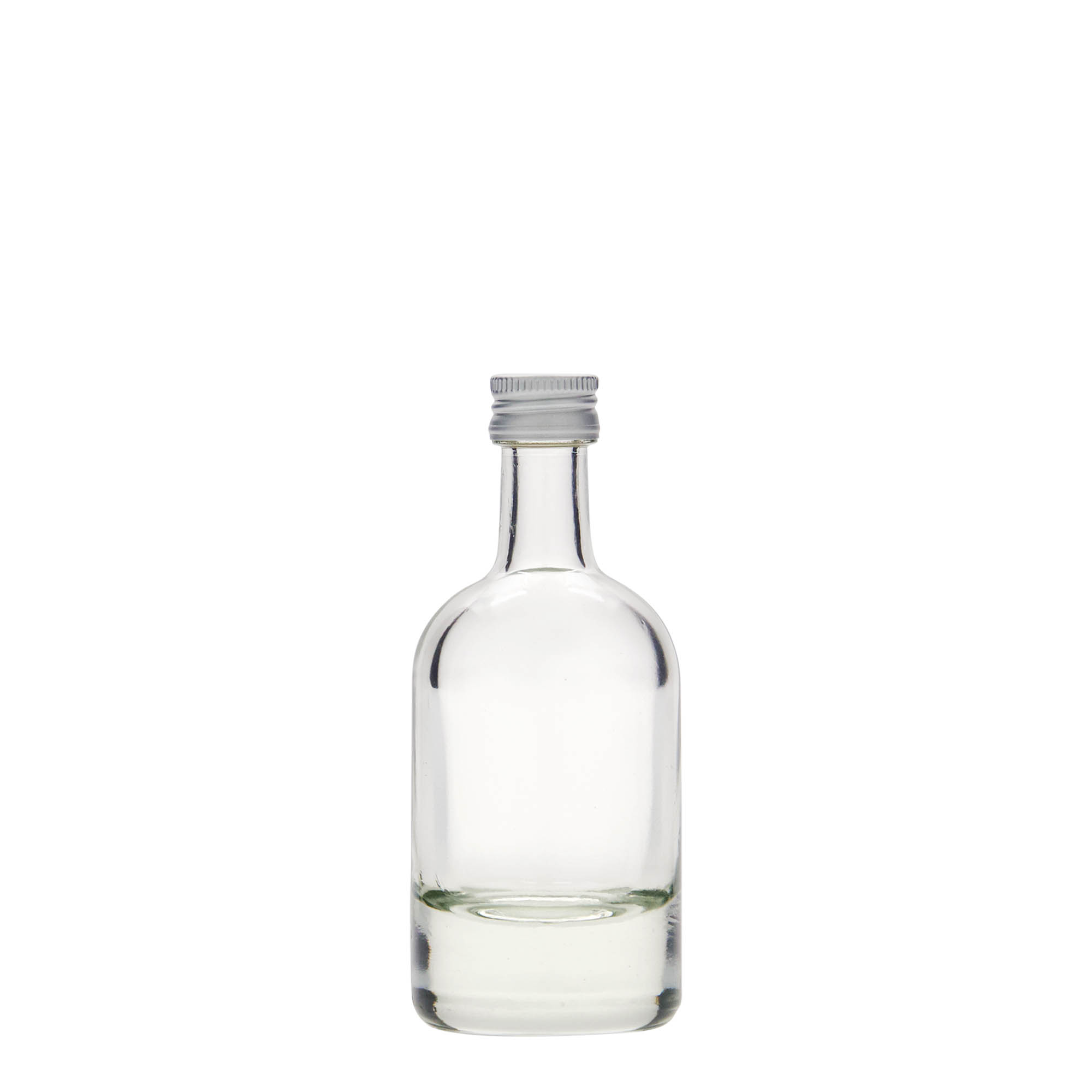 50 ml glassflaske 'Linea Uno', åpning: PP 18 50 ml glassflaske 'Linea Uno', åpning: PP 18