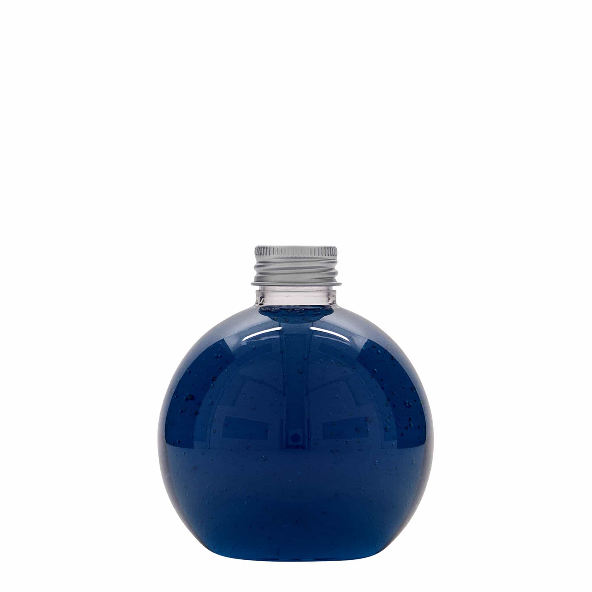 250 ml PET-flaske "Perry', rund, plast, åpning: 24/410