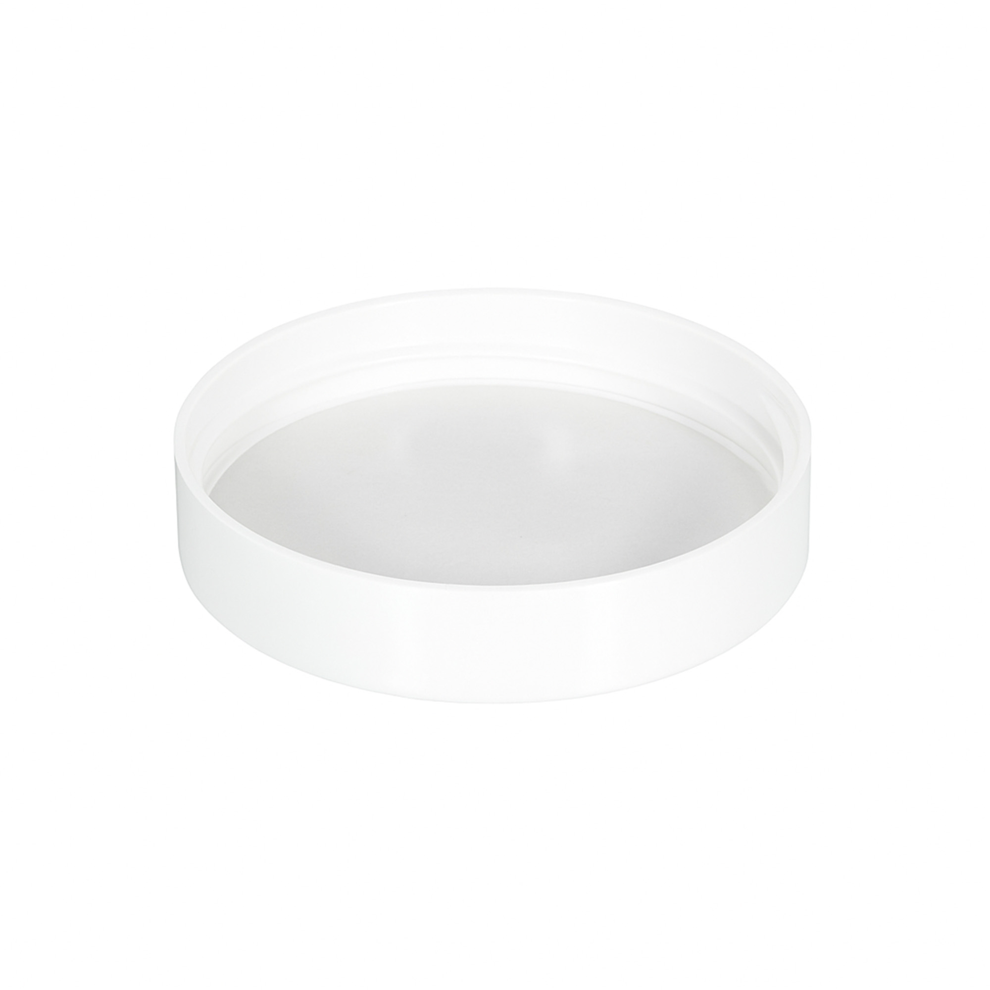 Skrukork for 120 ml 'Brown Line', HPM-plast, hvit